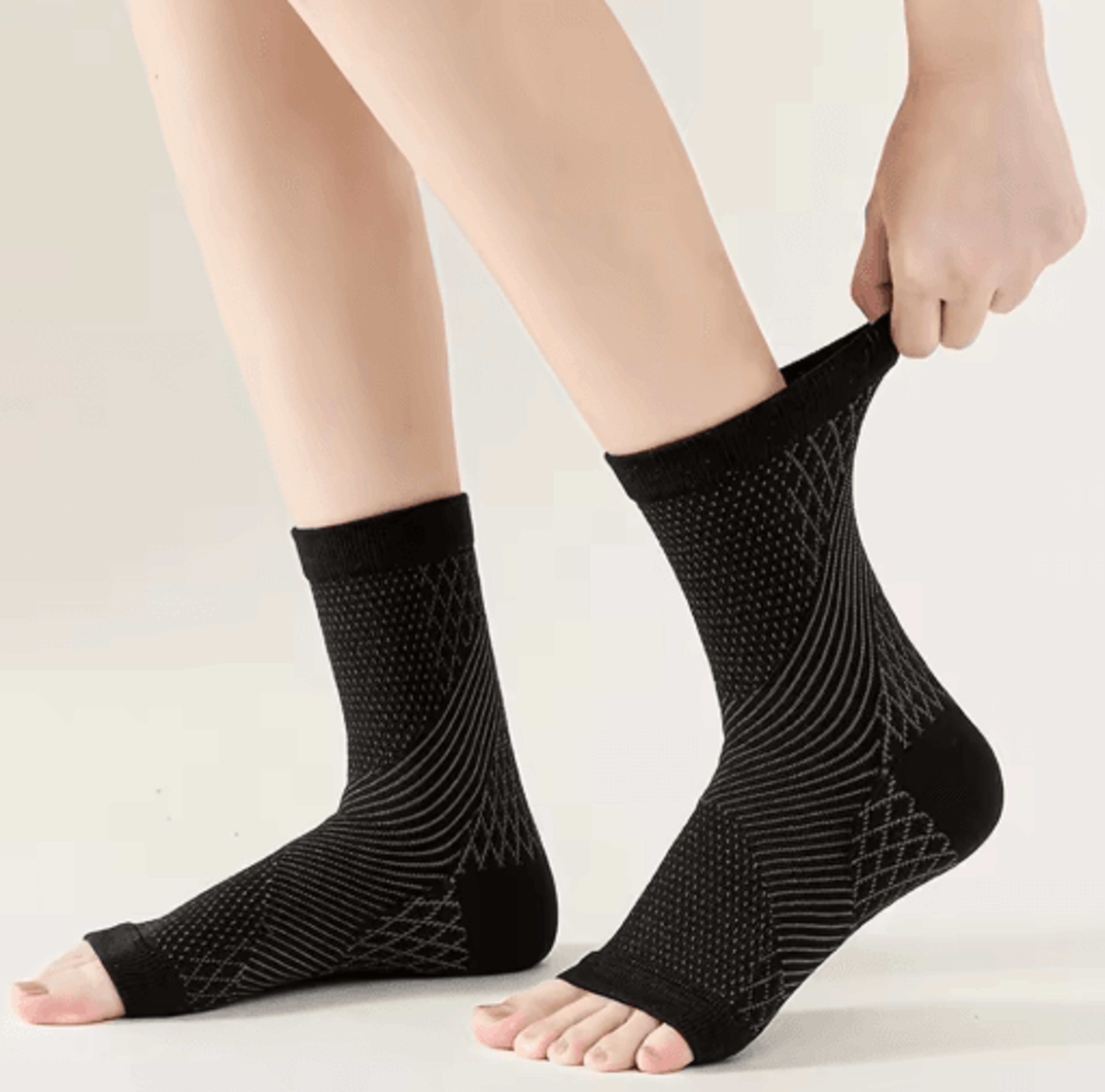 Toeless Compression Socks  Breathable Foot Compression Sleeves For Men  Women 3
