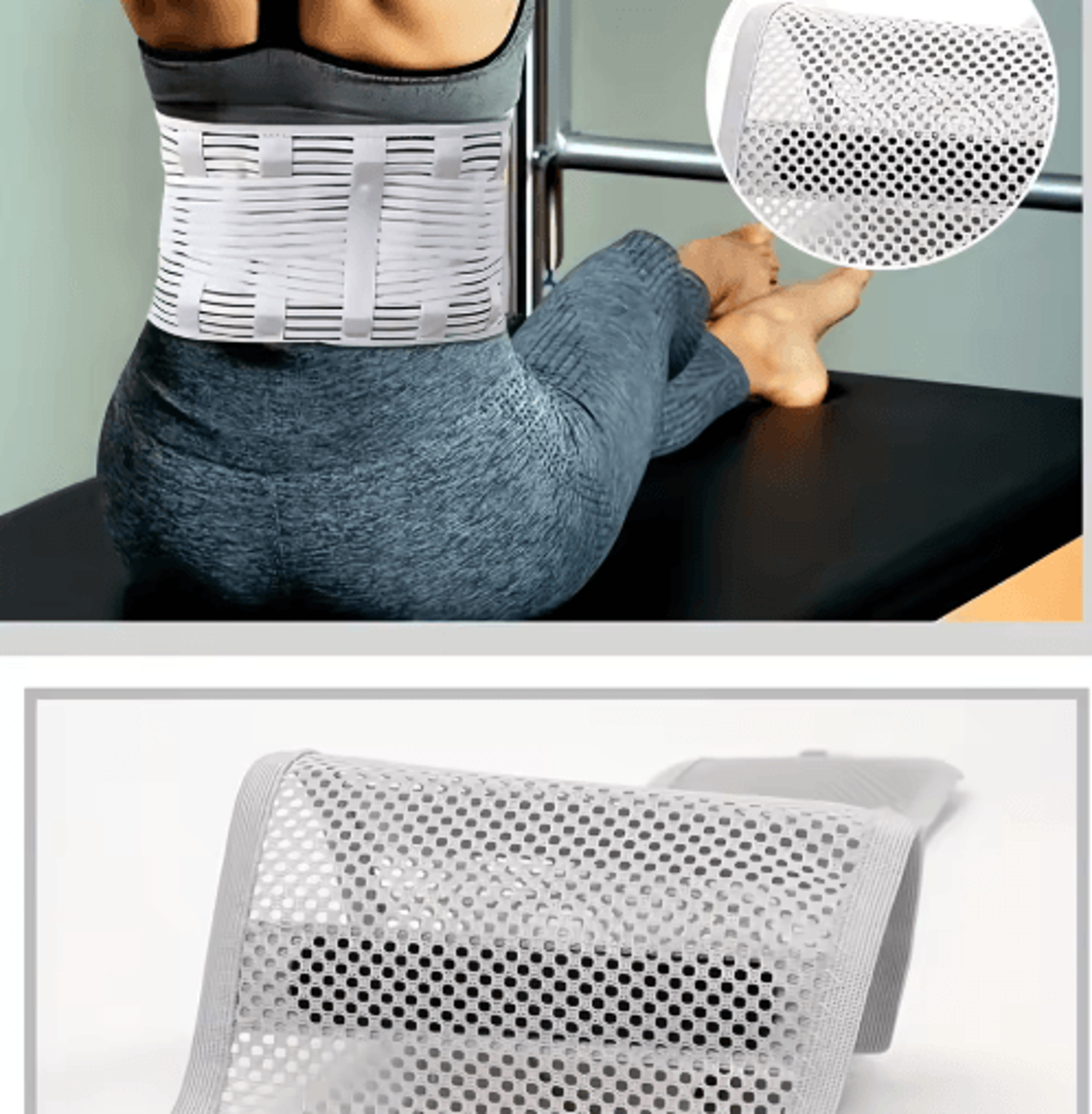 5Reinforced Compression Waist Support Belt  Breathable Lumbar Support For Work  Everyday Activities 1