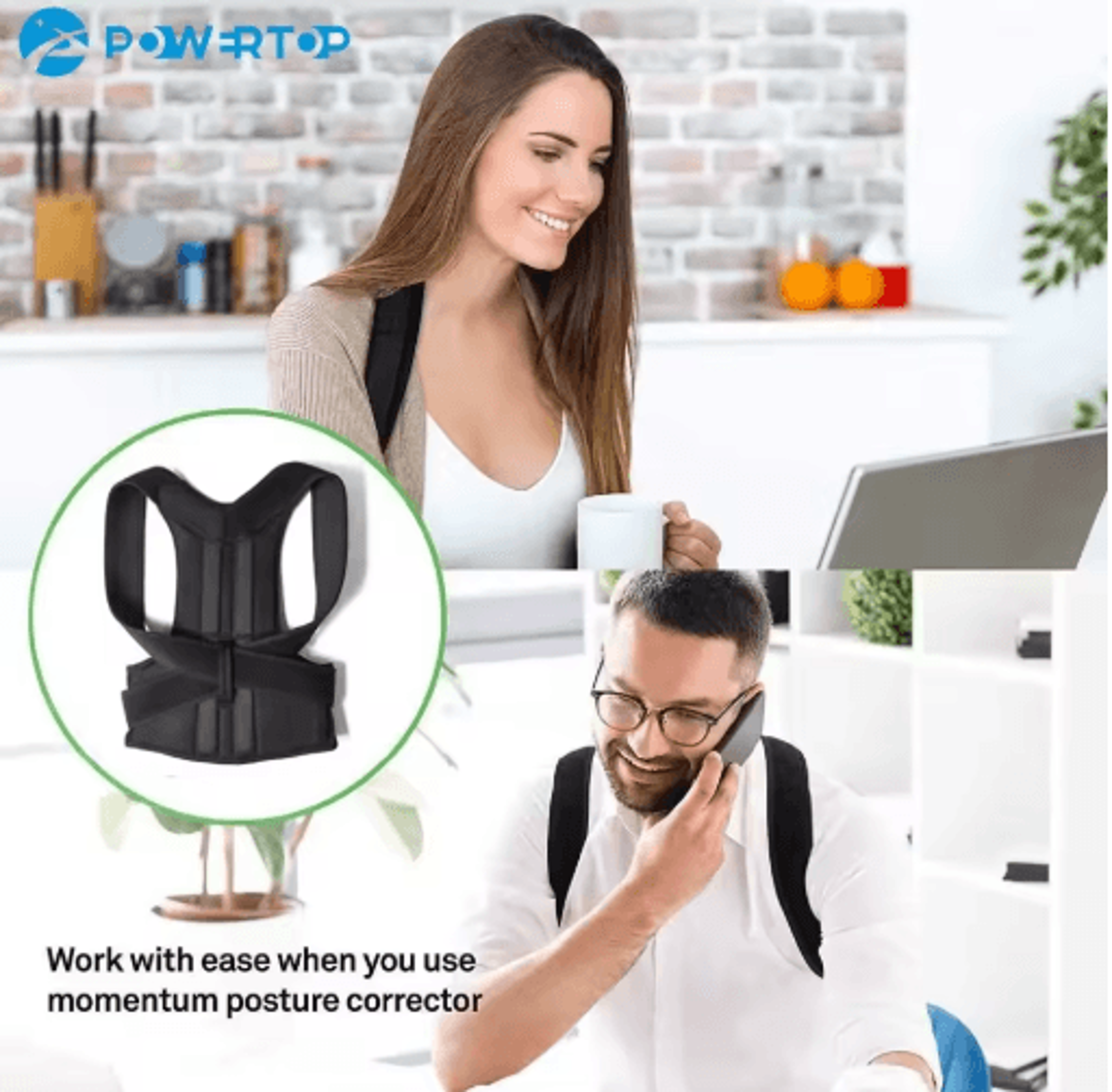 Posture Corrector Vest Back Support Brace Lumbar Support Belt Shoulder Posture Corrector Adjustable 3