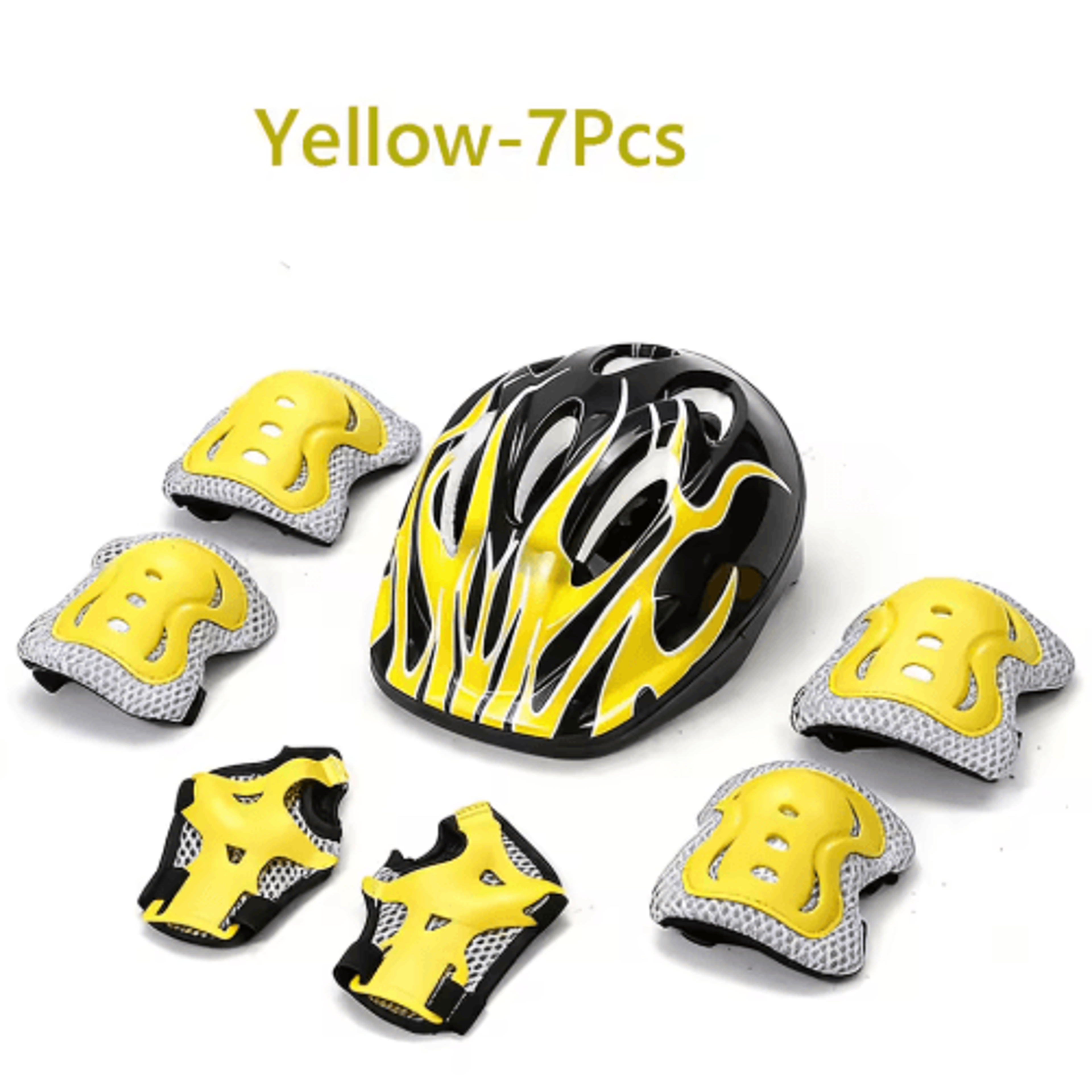 Kids Protective Gear Skateboard Helmet Set Skating Pads Kids Safety Gear Roller Skating Protective  3