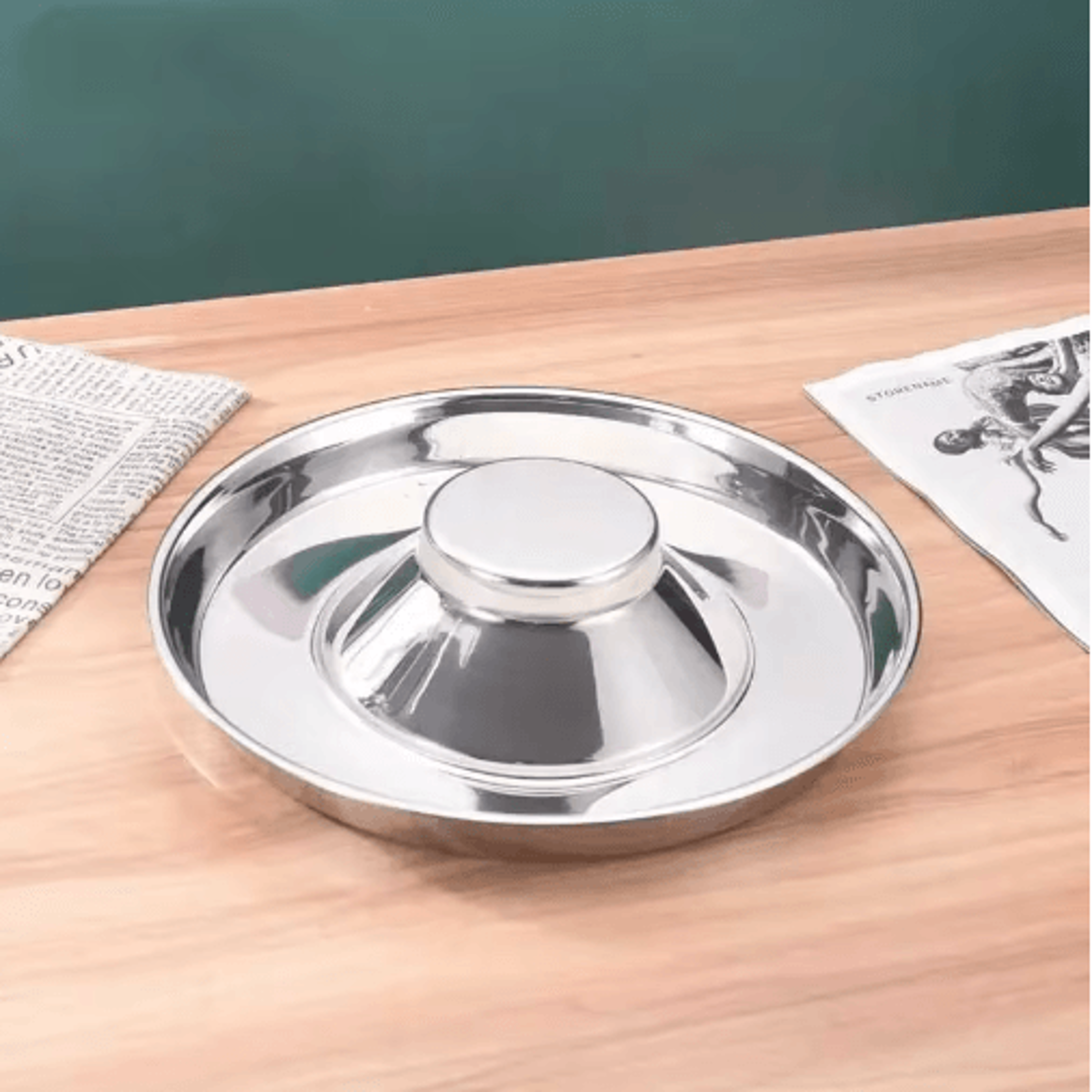 Stainless Steel Dog Bowl Slow Feeder Dog Bowl Puppy Weaning Bowl Pet Feeding Dish Dog Food Bowl 6