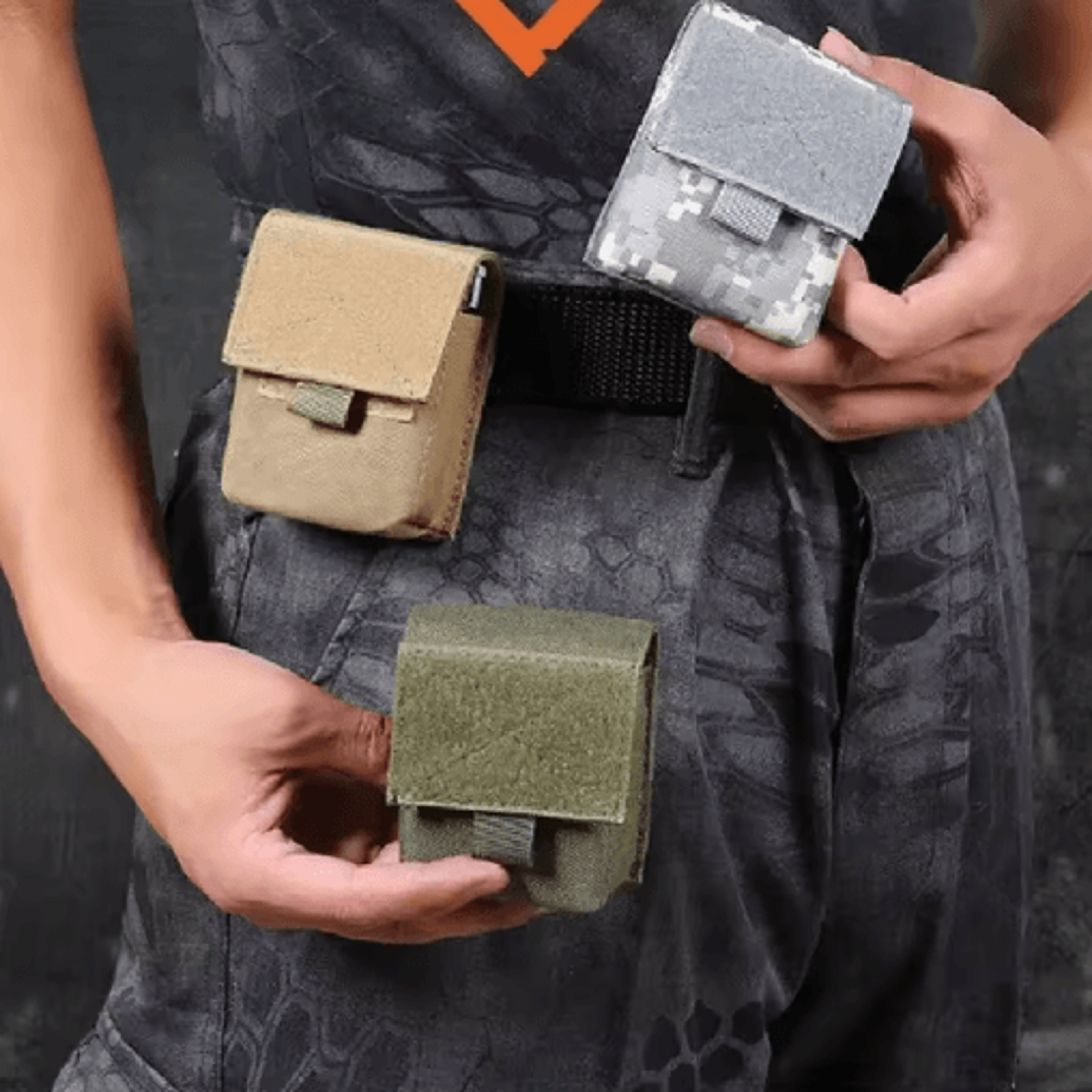 Tactical MOLLE Utility Pouch  Mini EDC Waist Organizer For Outdoor Gear 6