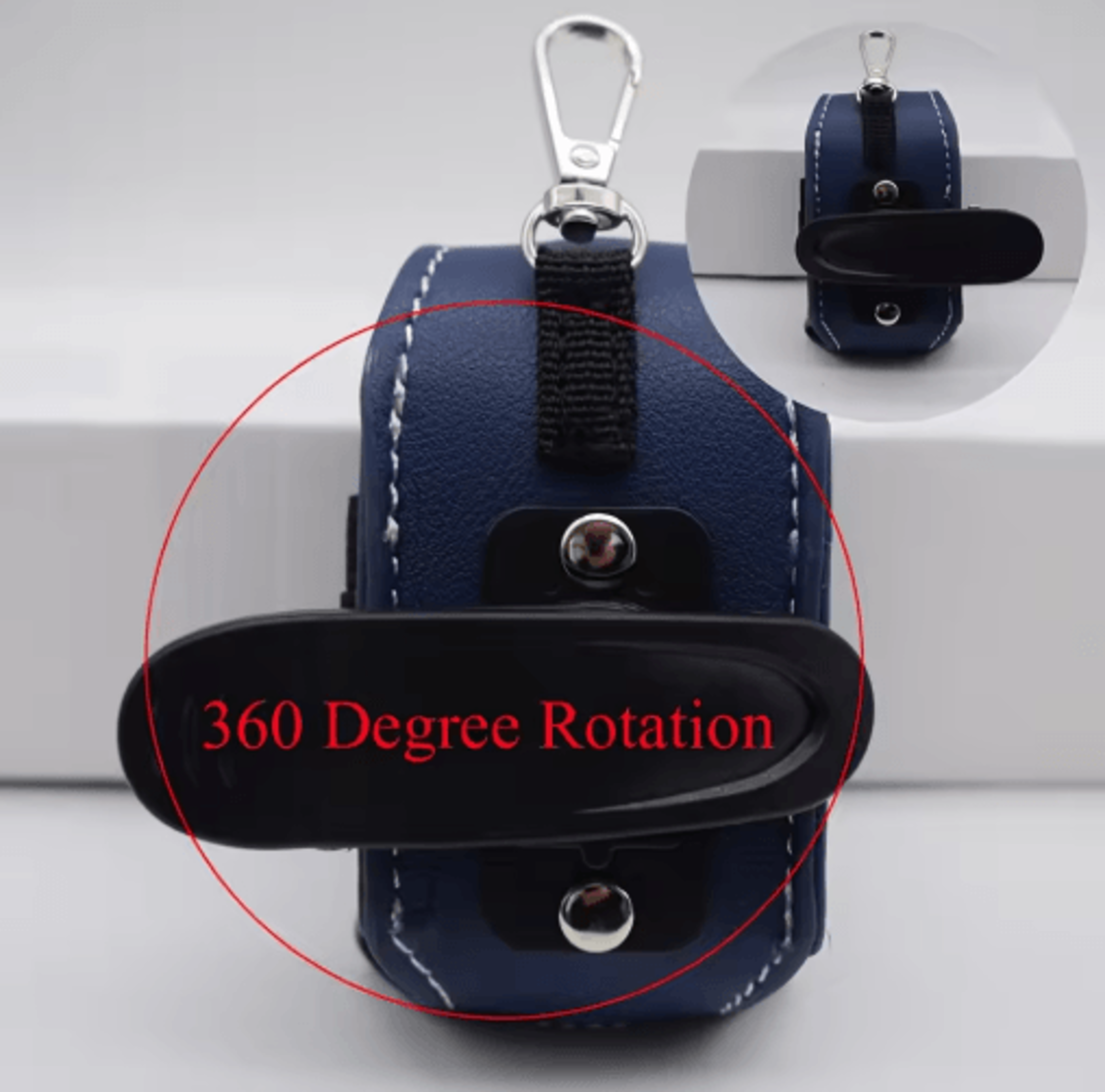 Portable Mini Golf Accessory Bag  Compact Storage Pouch With Hanging Hook 5