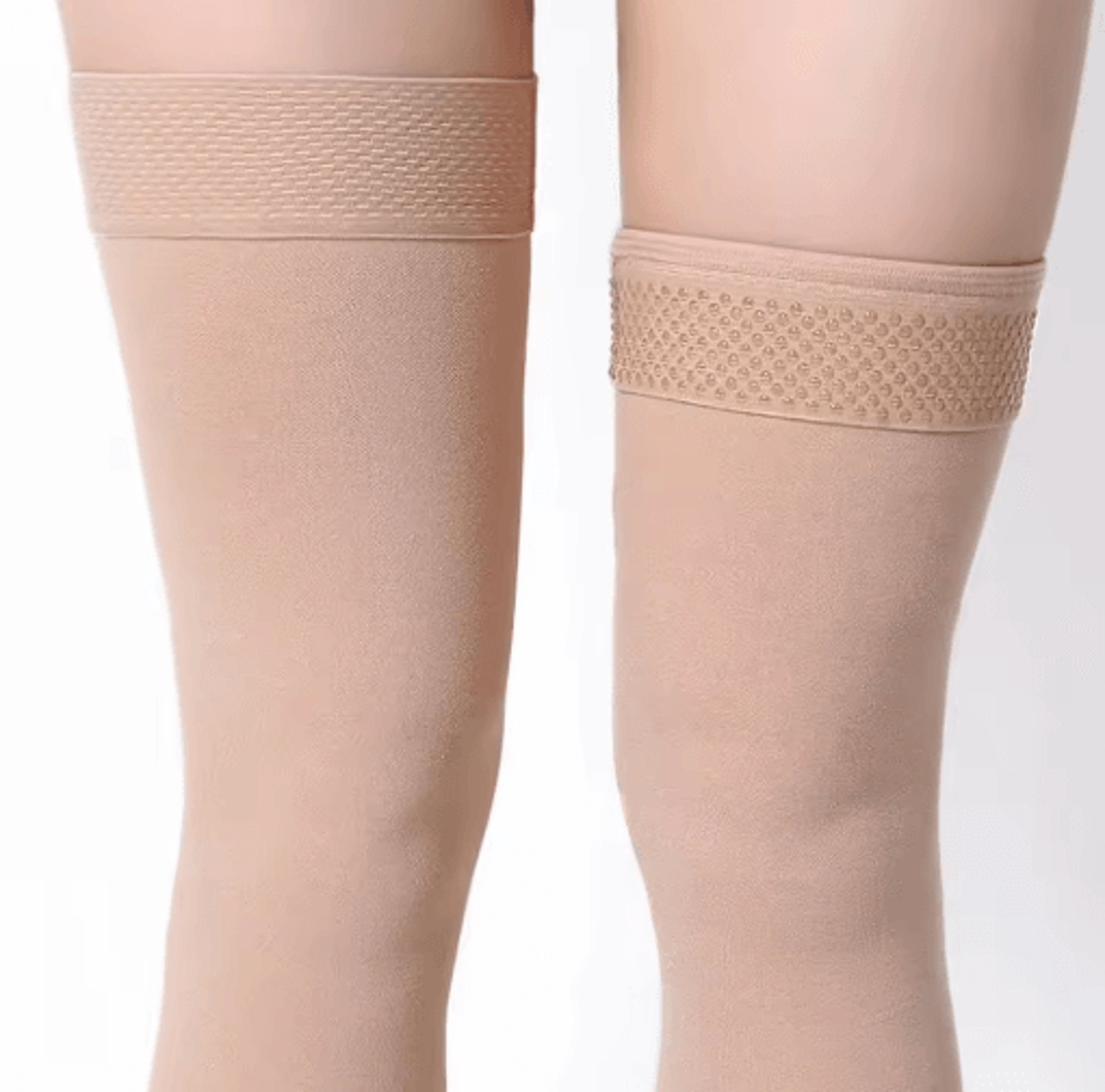 ThighHigh Toeless Compression Socks 2032 MmHg  Silicone Grip Stockings For Men  Women 1