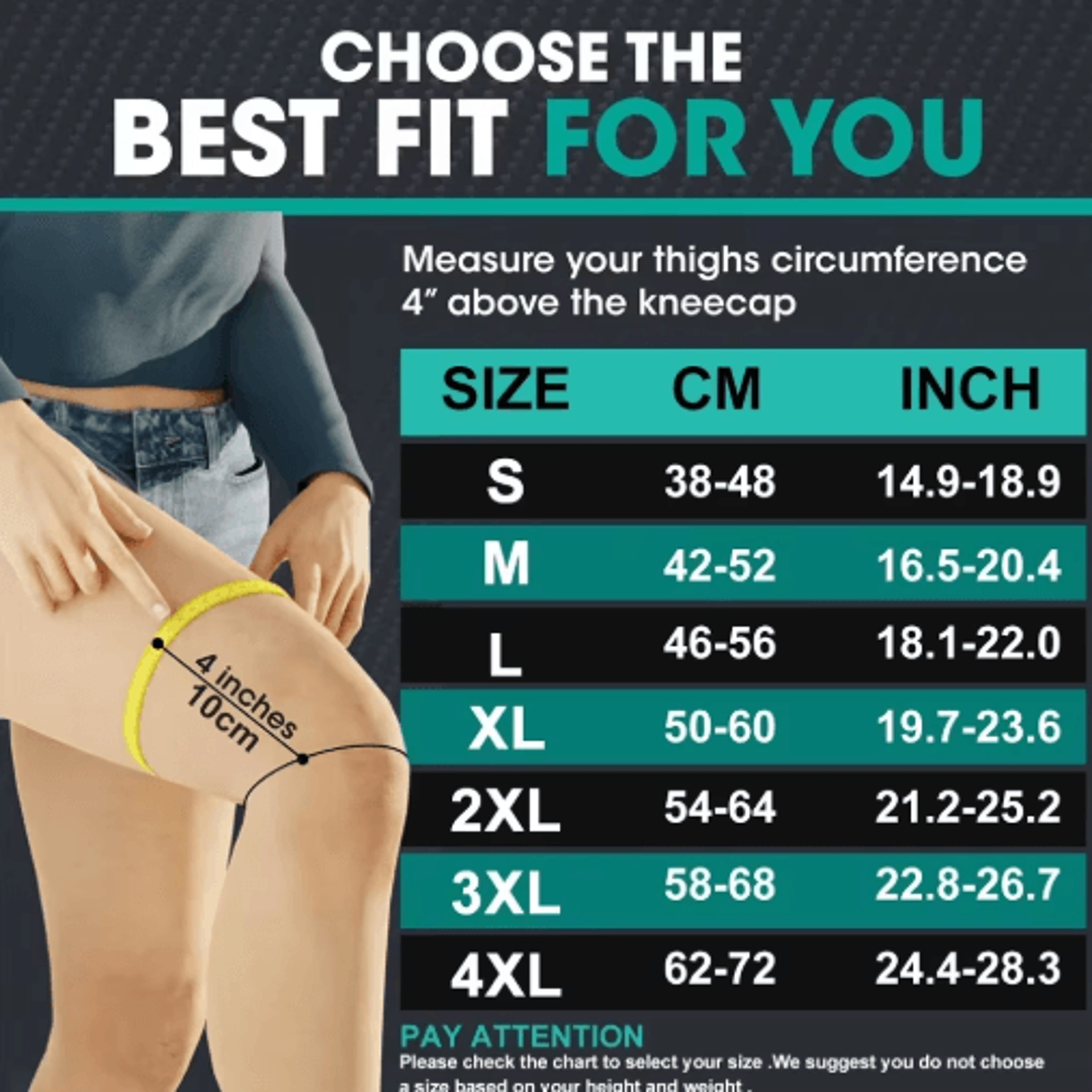 ThighHigh Toeless Compression Socks 2032 MmHg  Silicone Grip Stockings For Men  Women 6