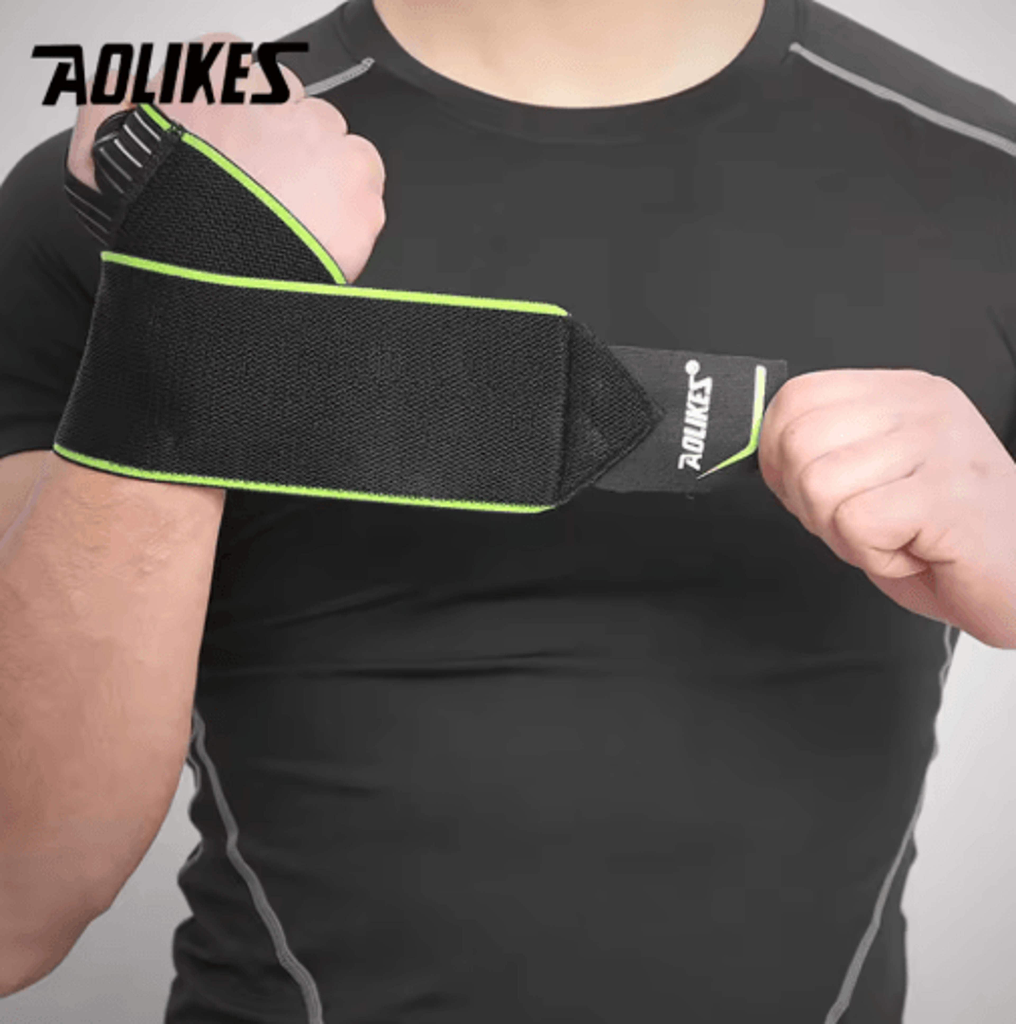 AOLIKES Wrist Brace With Thumb Support  Wrist Compression Straps For Weightlifting Gymnastics Fitne 8