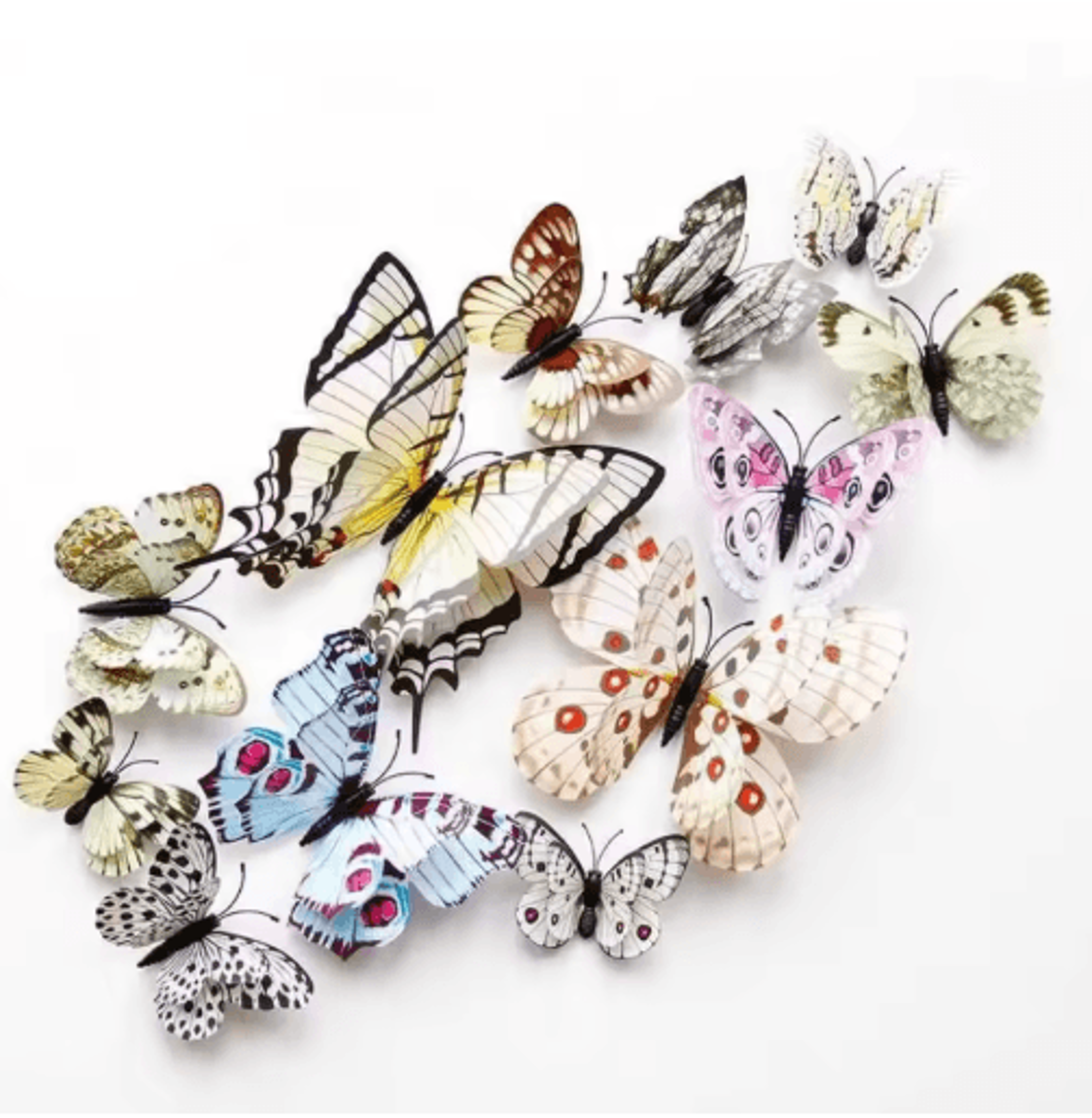 12Piece Colorful 3D Butterfly Wall Stickers For Home And Wedding Decor 7