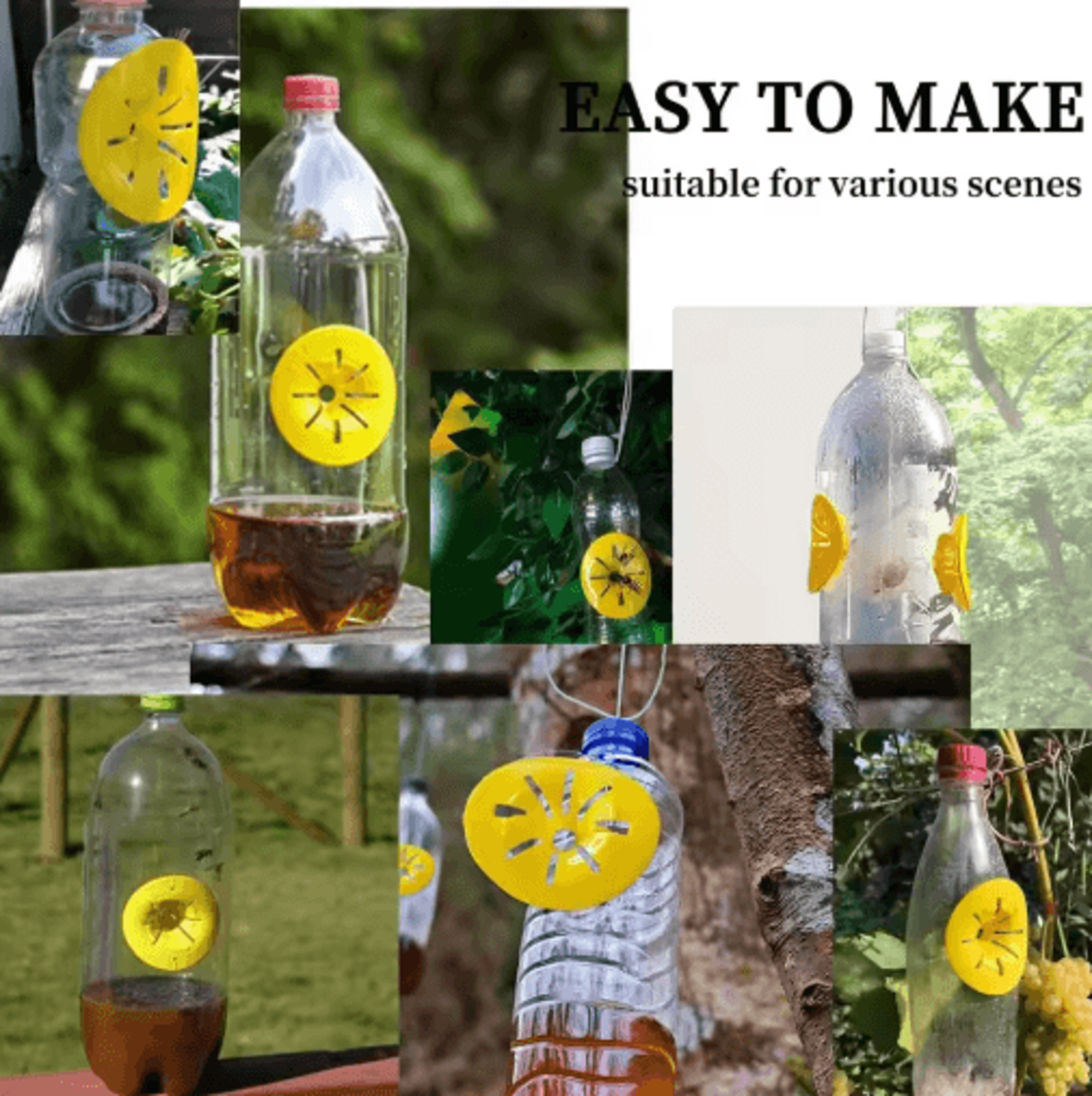 550PCS Reusable Funnel Wasp And Hornet Traps 6