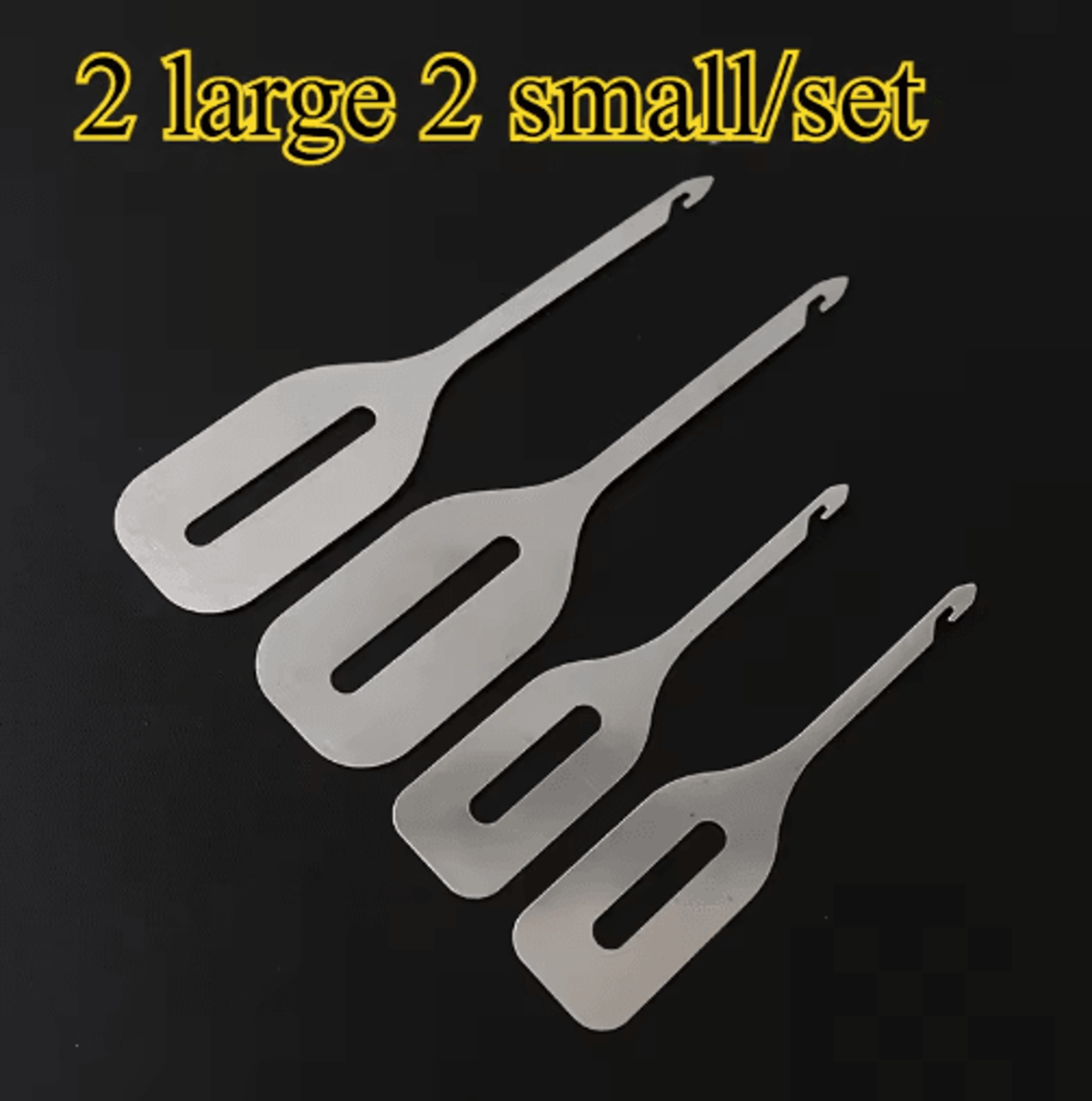 4PCS Stainless Steel Needle Threader Set 3