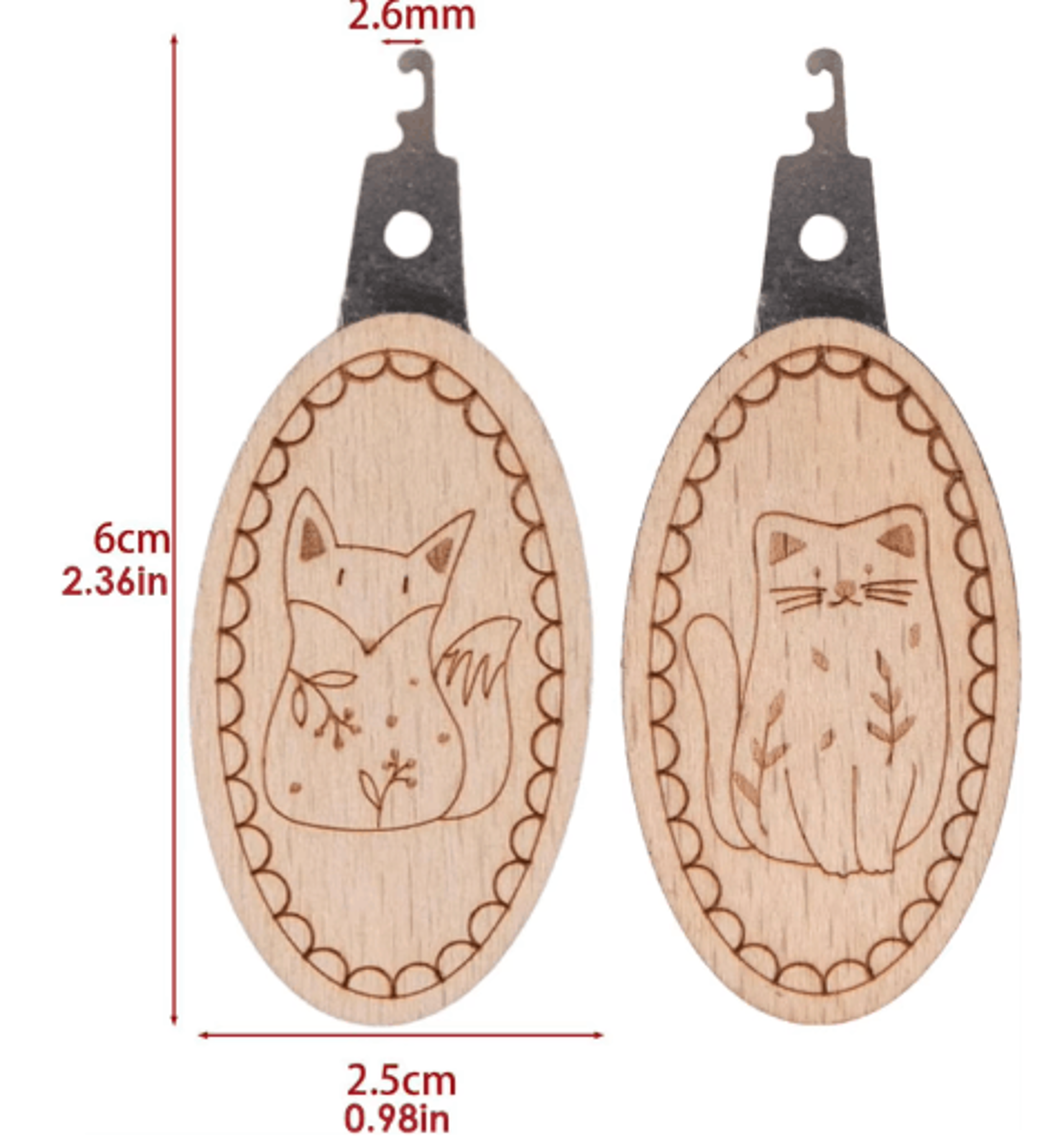 2PCS AnimalShaped Needle Threader  Keeper Set 7