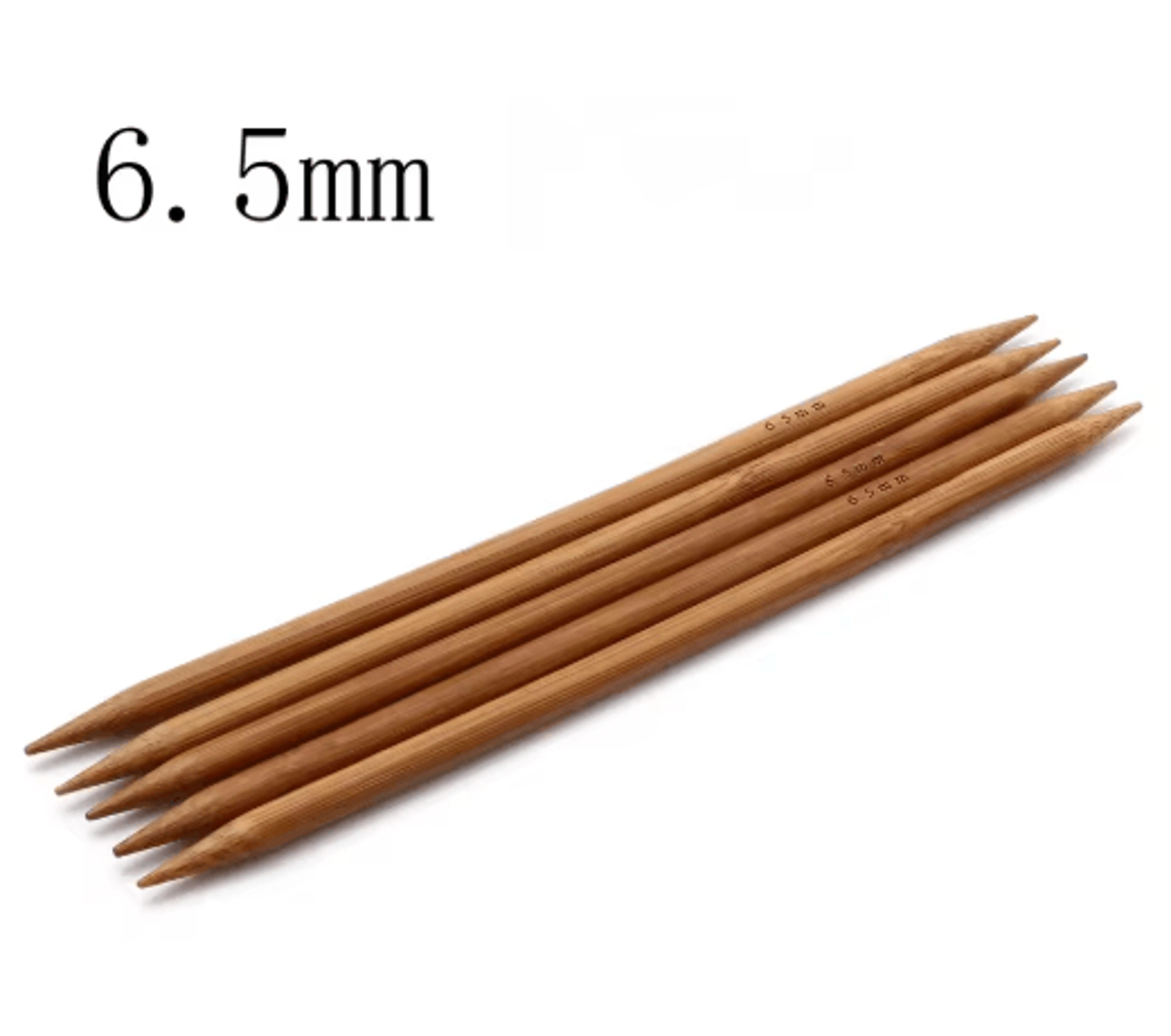 5PCS Bamboo DoublePointed Knitting Needles 2