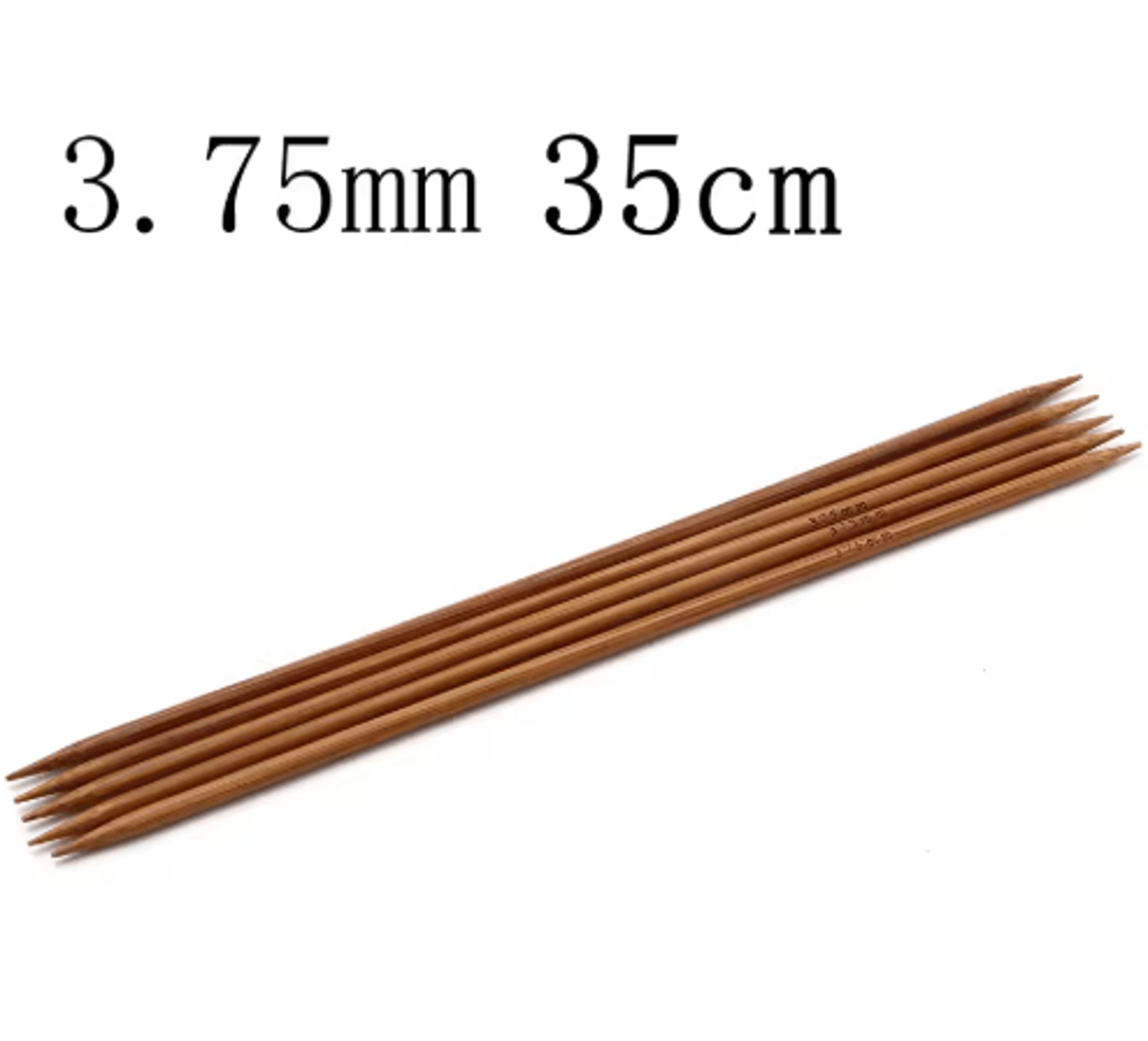 5PCS Bamboo DoublePointed Knitting Needles 5