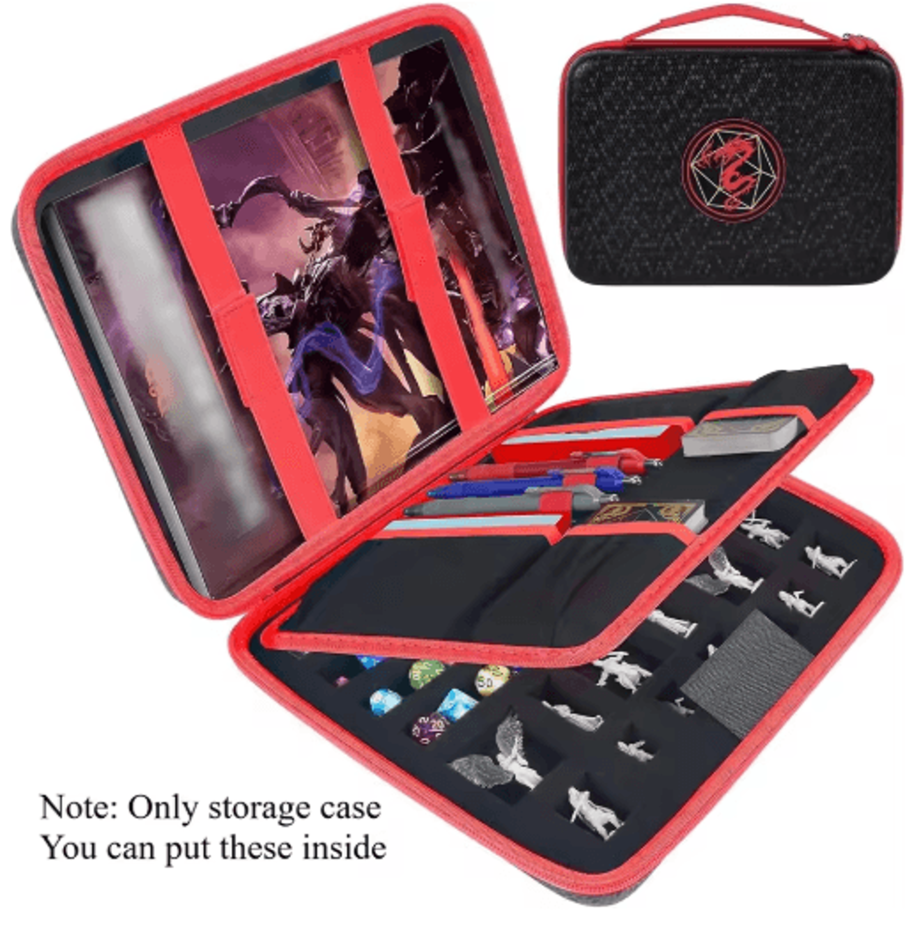 DND Dice Tray  Polyhedral Dice Storage Box 1
