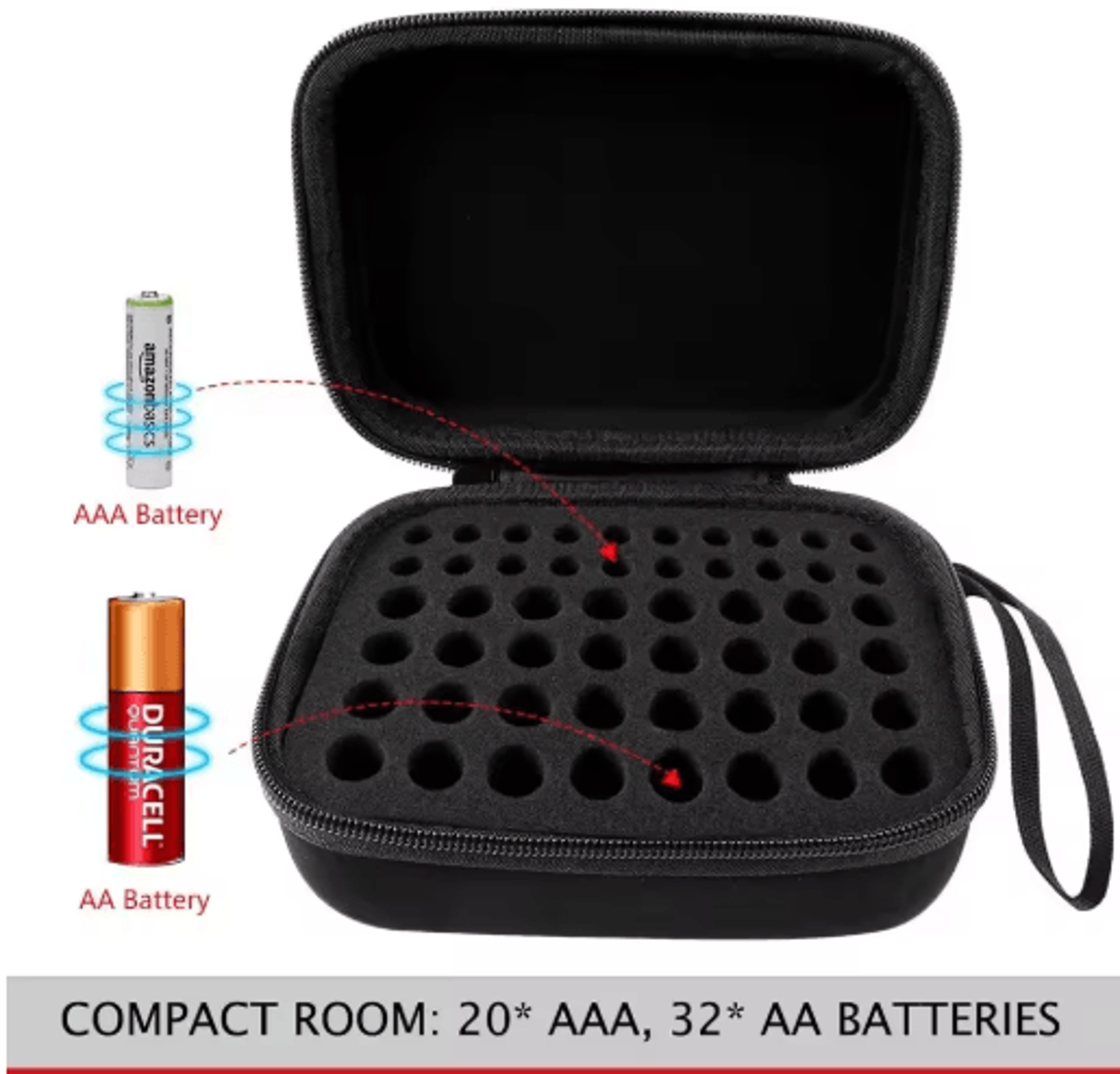 52Slot Hard Battery Organizer Storage Case 4