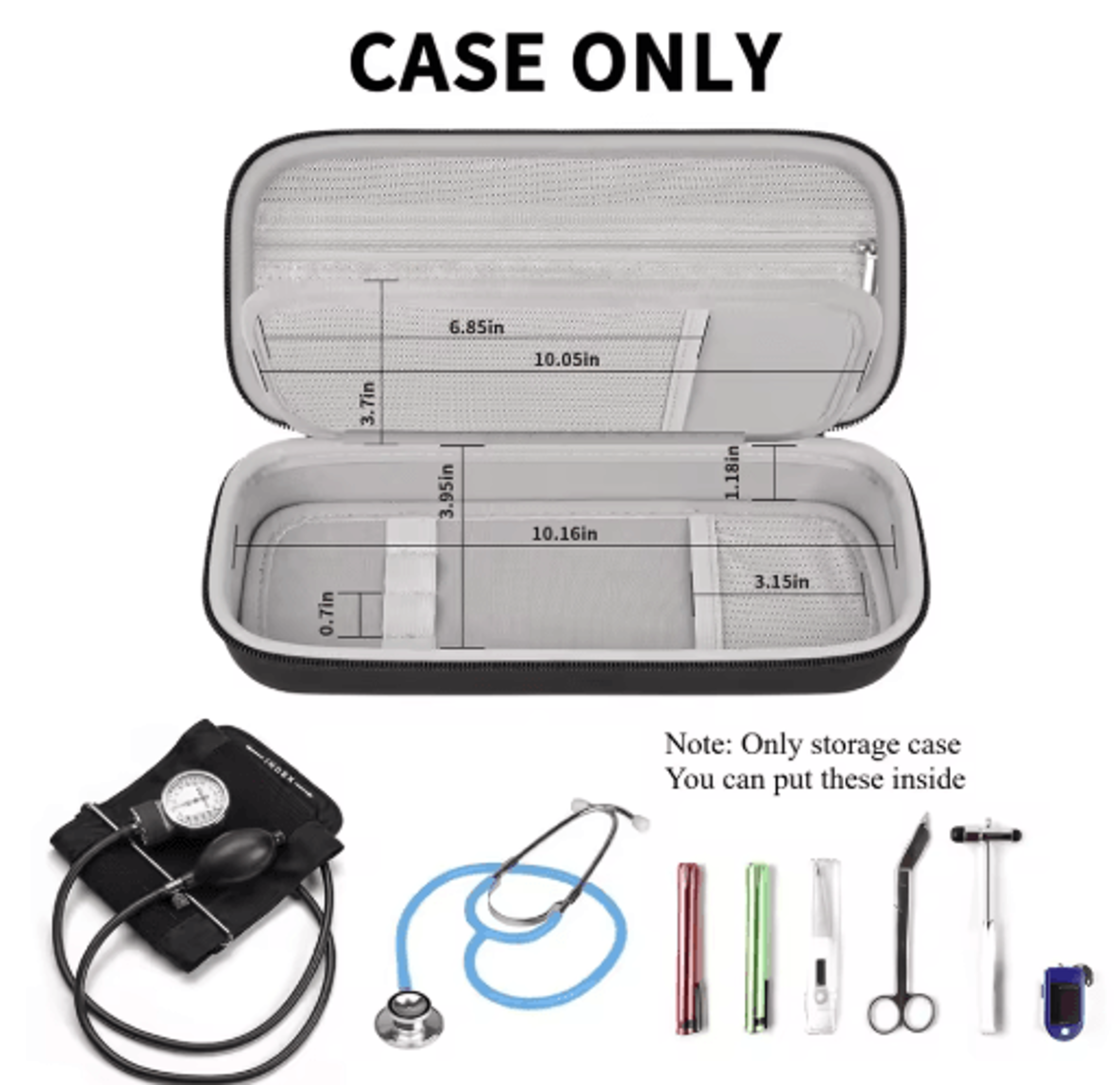 Protective Stethoscope Travel Case For 3M Littmann  More 6