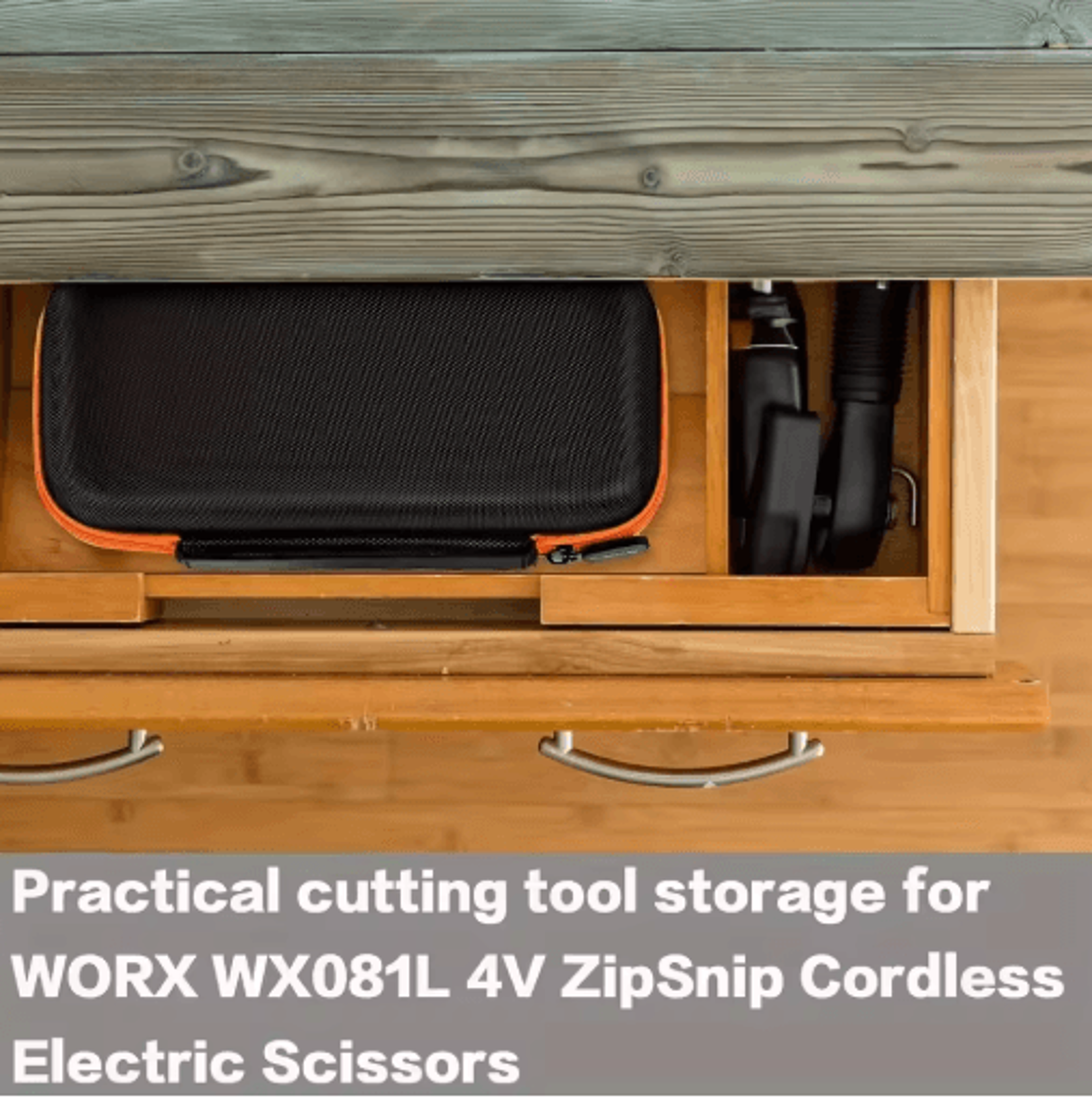 Hard EVA Carrying Case For WORX ZipSnip Cordless Electric Scissors 7