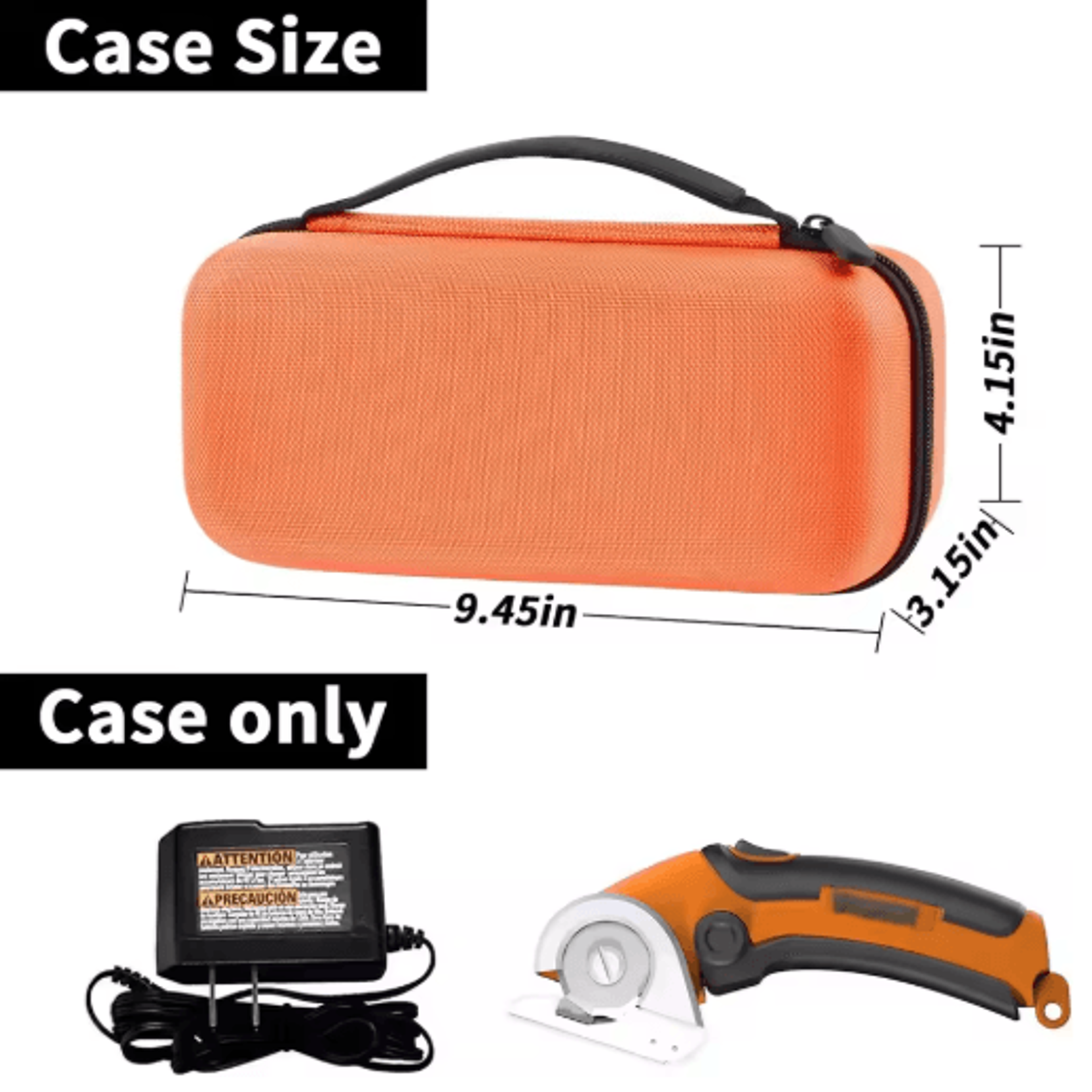 Hard EVA Carrying Case For WORX ZipSnip Cordless Electric Scissors 4