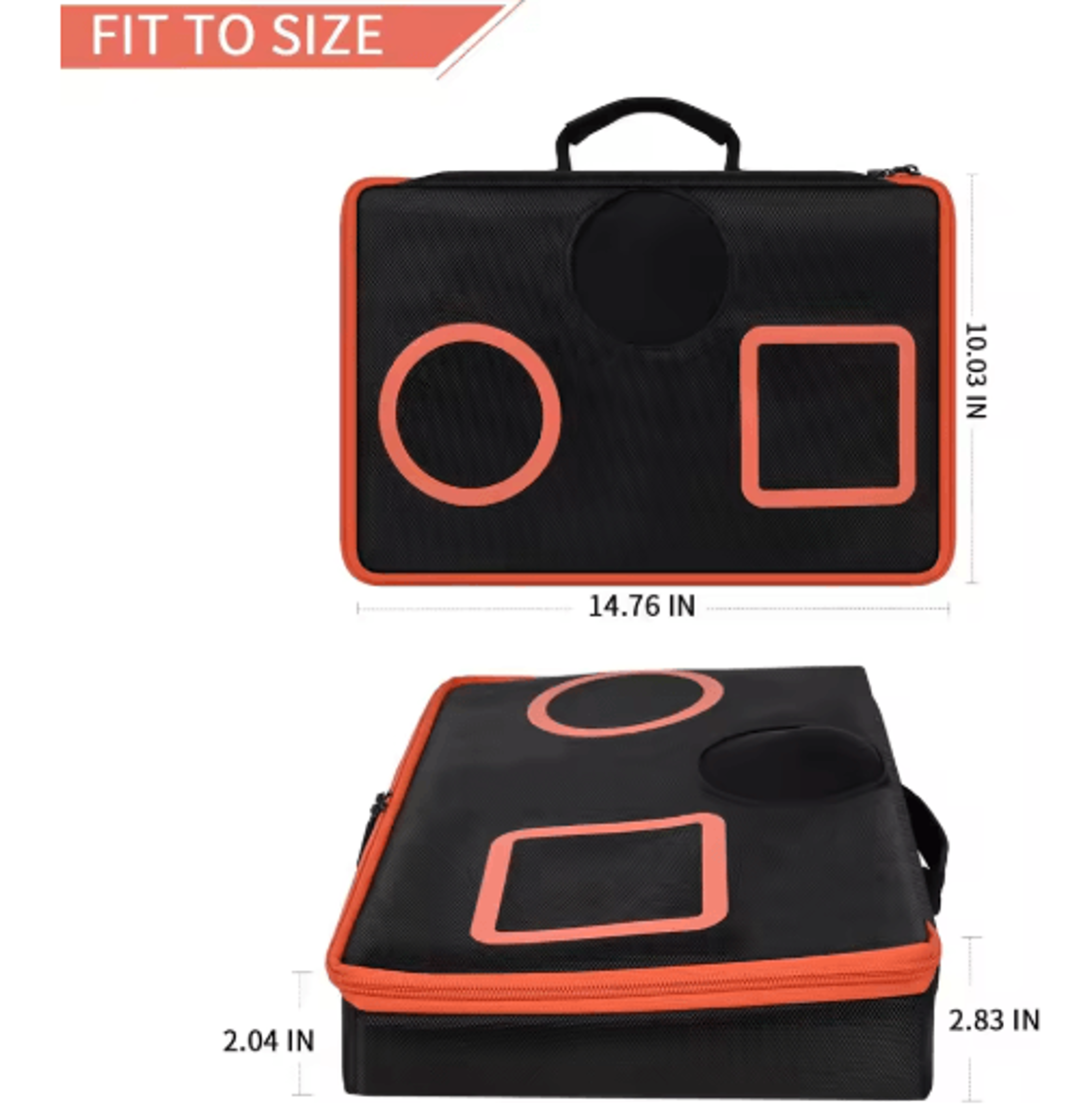 Orange Protective Case For VTech KidiStar  Kidi DJ Mixer  Portable Storage Bag 4