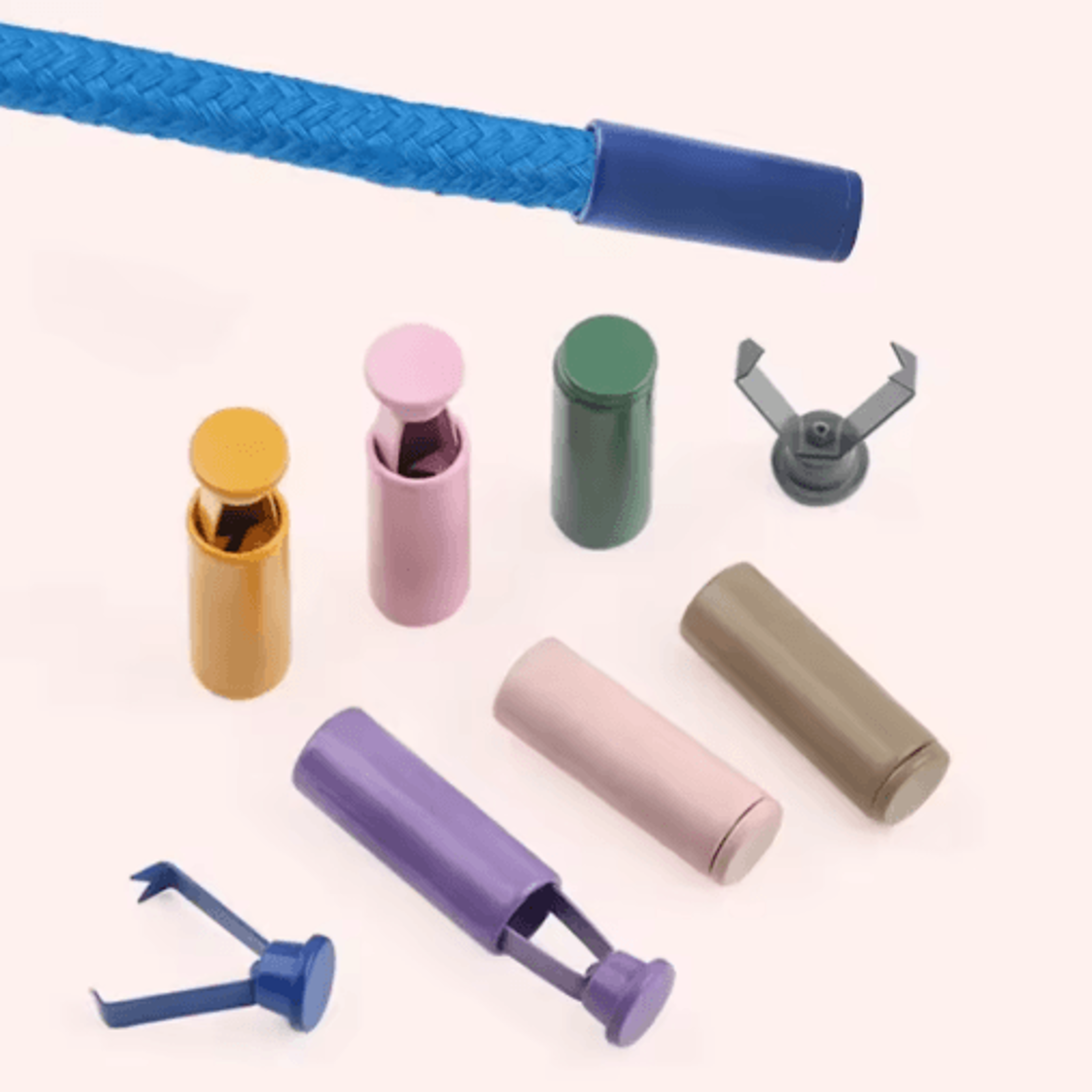 10Piece Metal Drawstring Cord End Stoppers 11