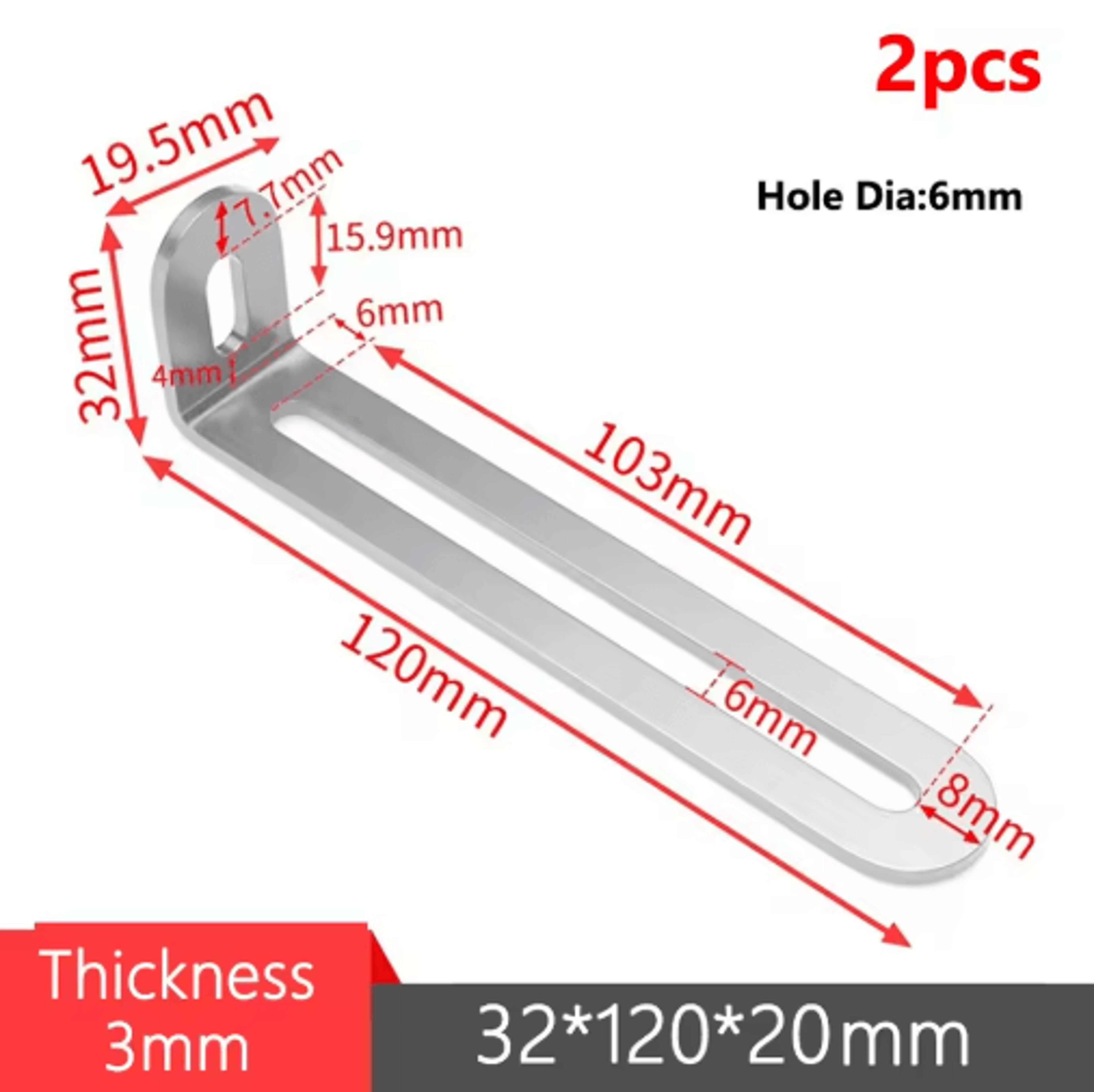 Stainless Steel 90 LShaped Corner Brackets 10