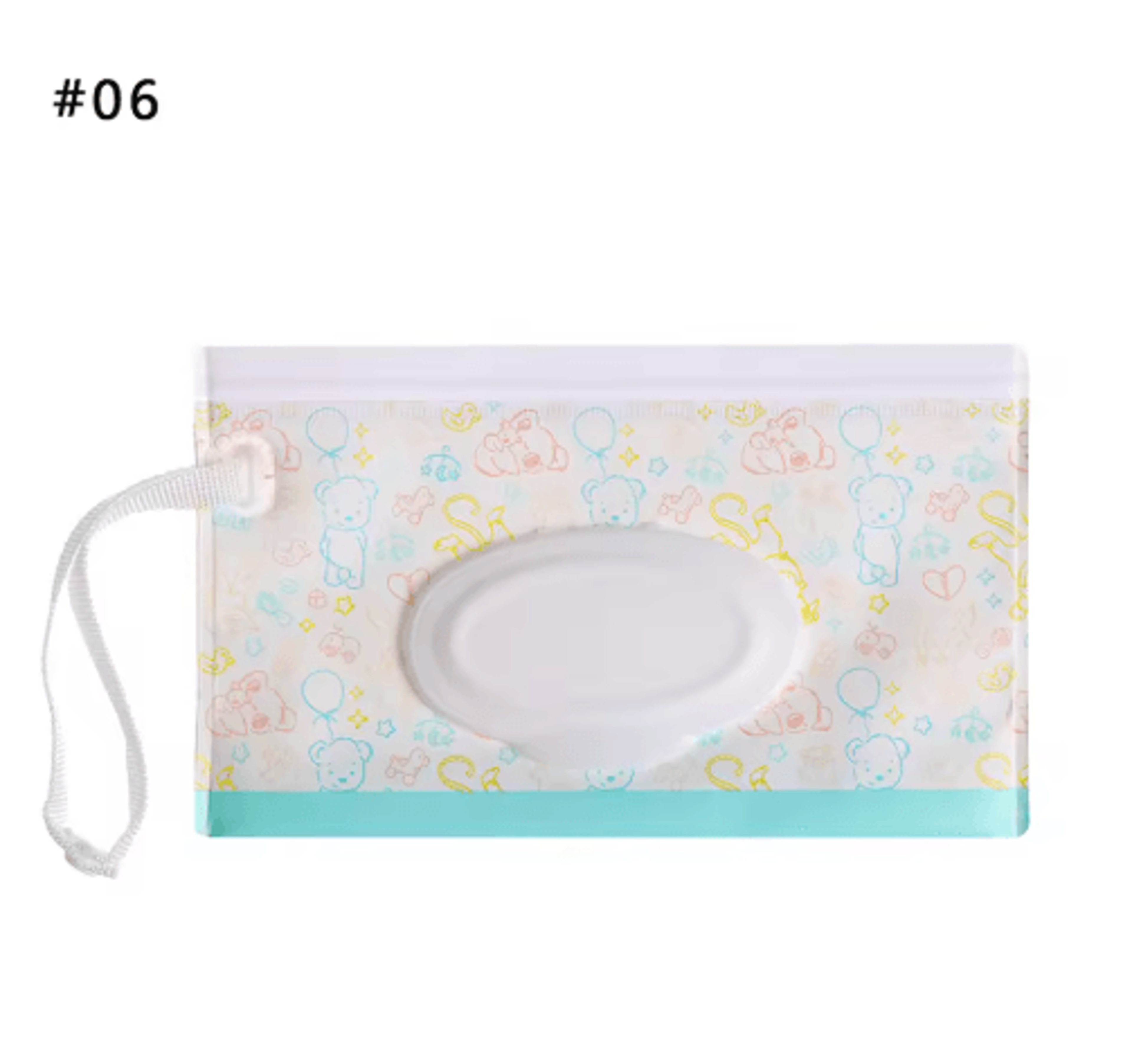 Portable Wet Wipes Pouch With Flip Top Cover 8