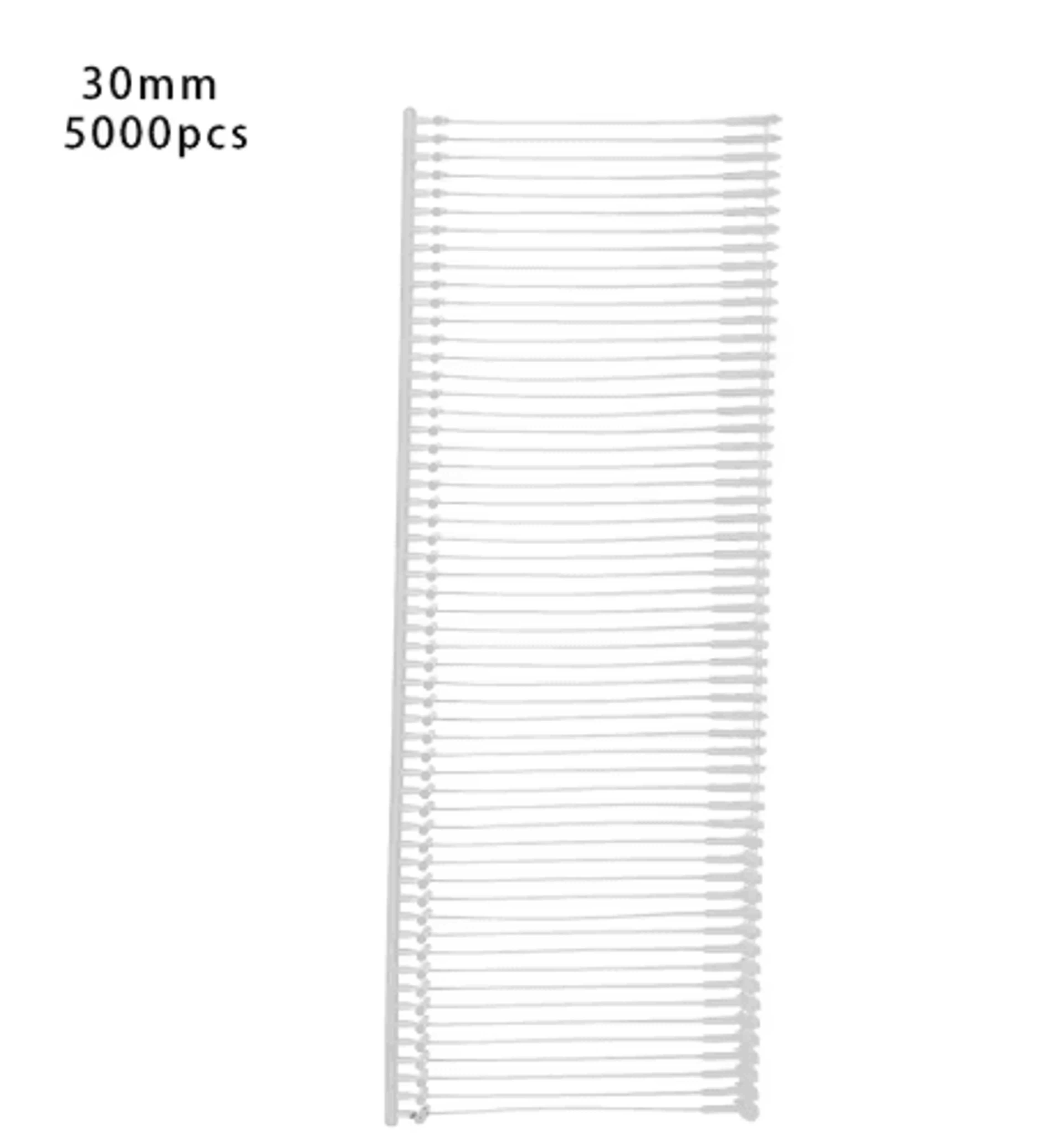 5000Piece White Standard Garment Tagging Fasteners 4