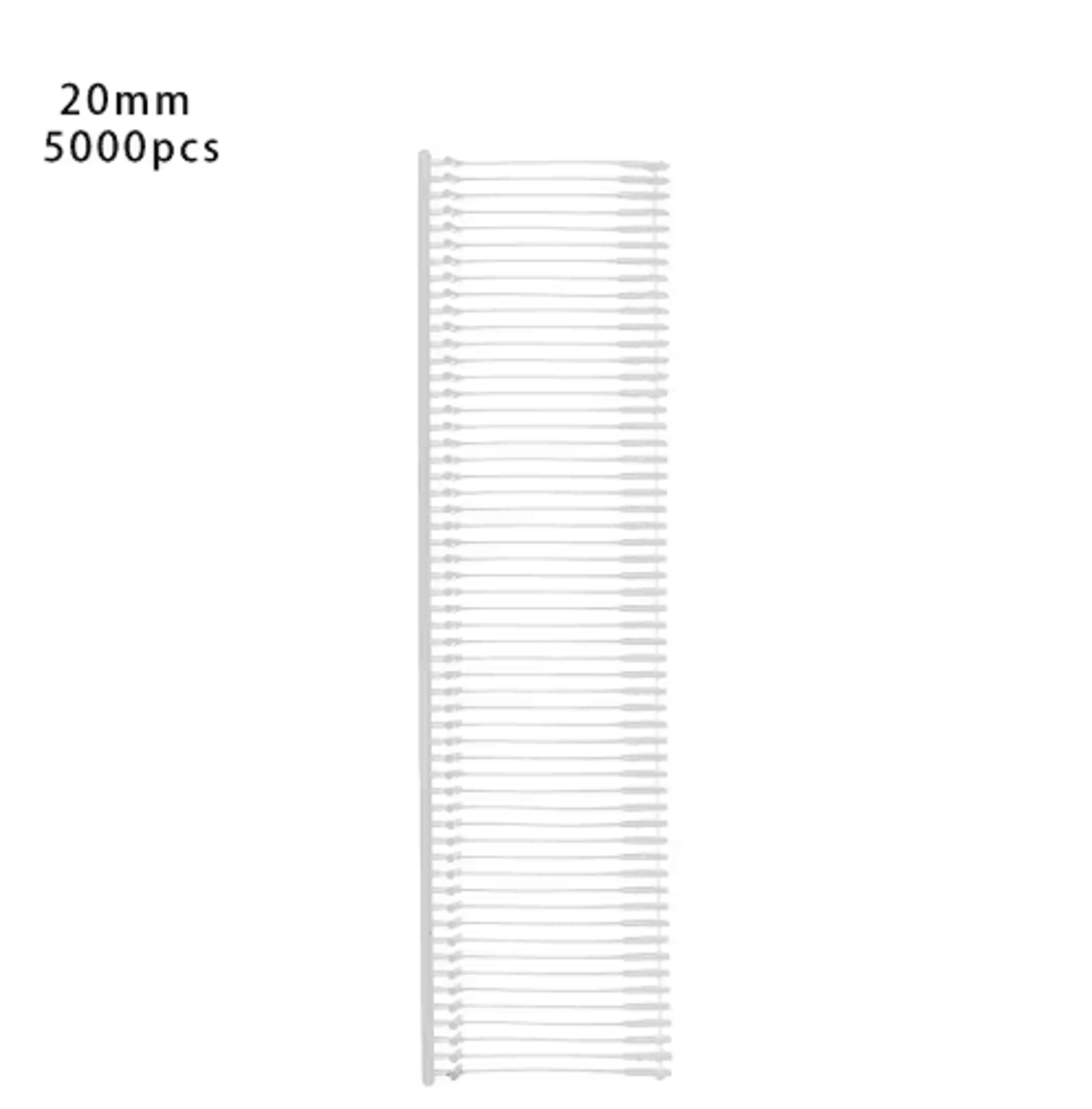 5000Piece White Standard Garment Tagging Fasteners 8