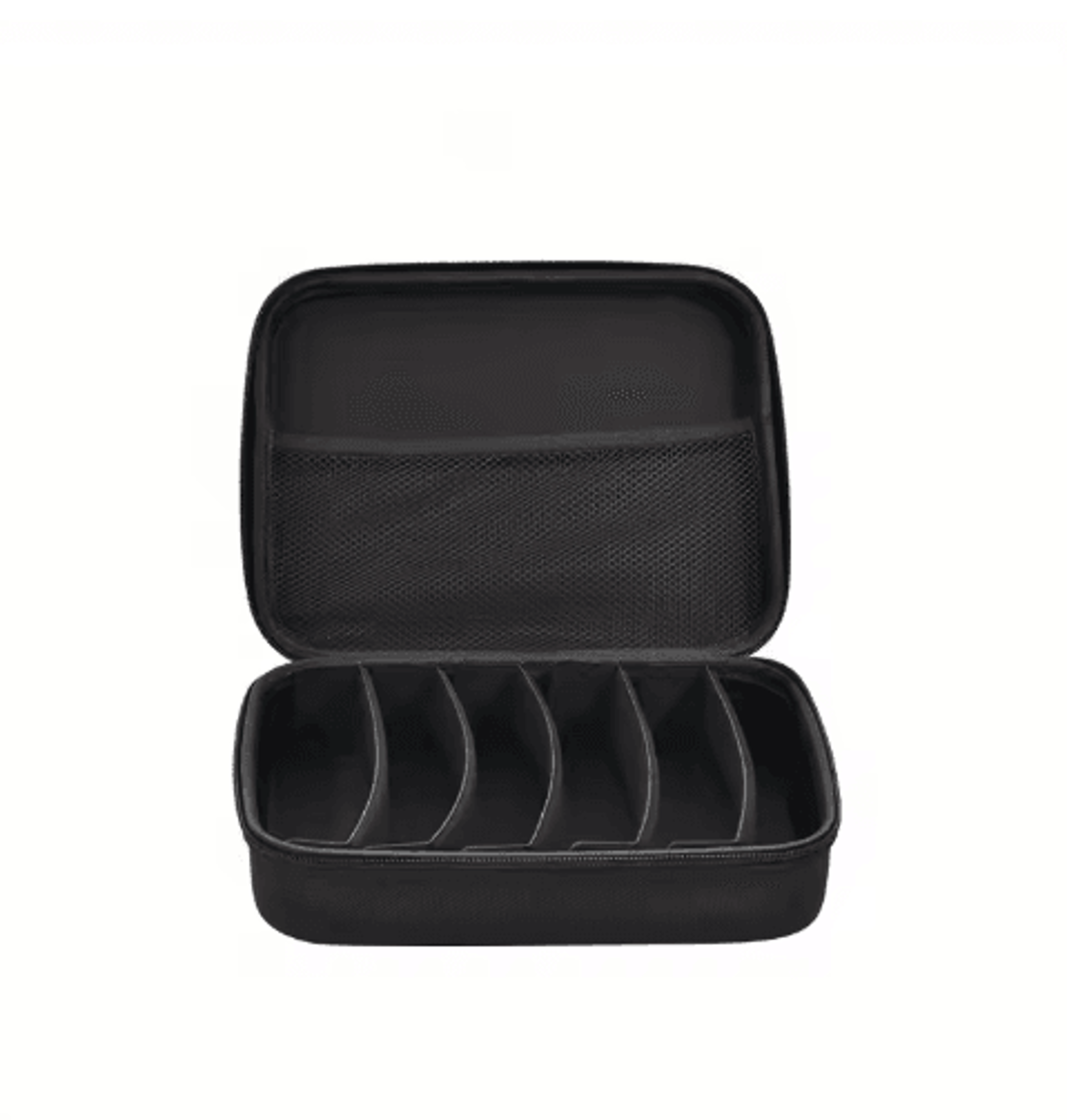 Portable Eyeglasses Storage Case With 67 Adjustable Compartments 1