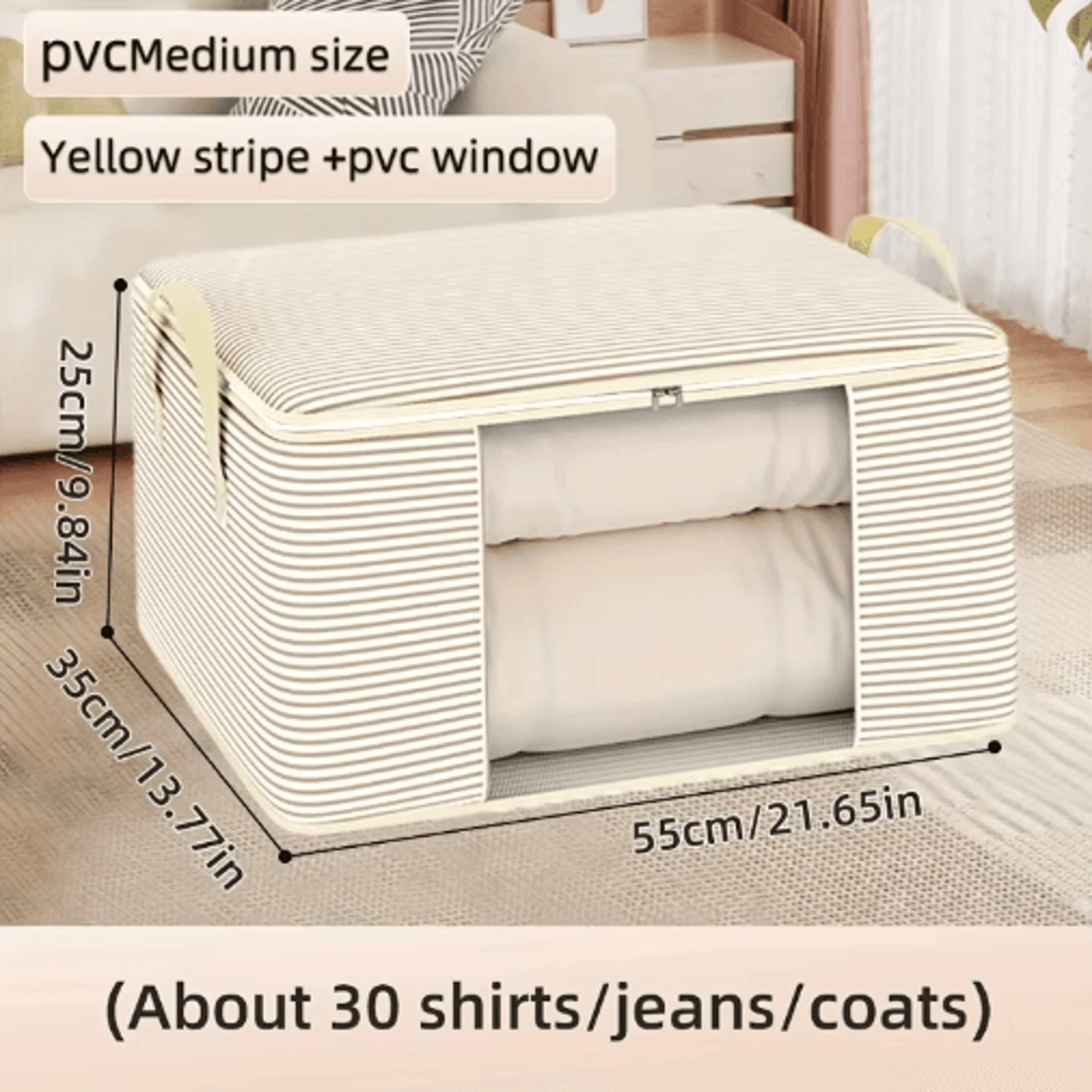 LargeCapacity Foldable Clothes  Quilt Storage Bag 4