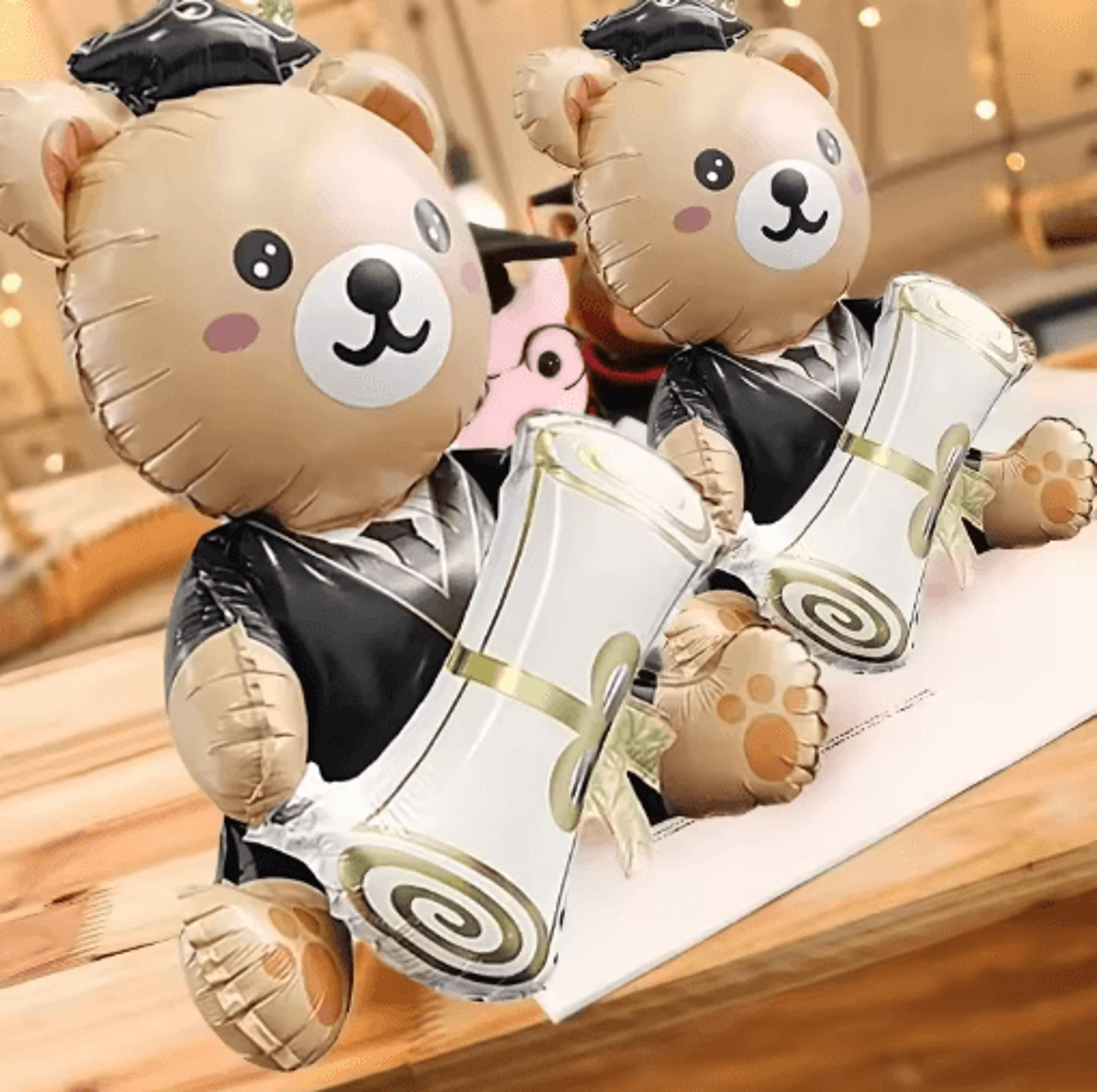 Graduation Bear Foil Balloon For Party Decorations 3