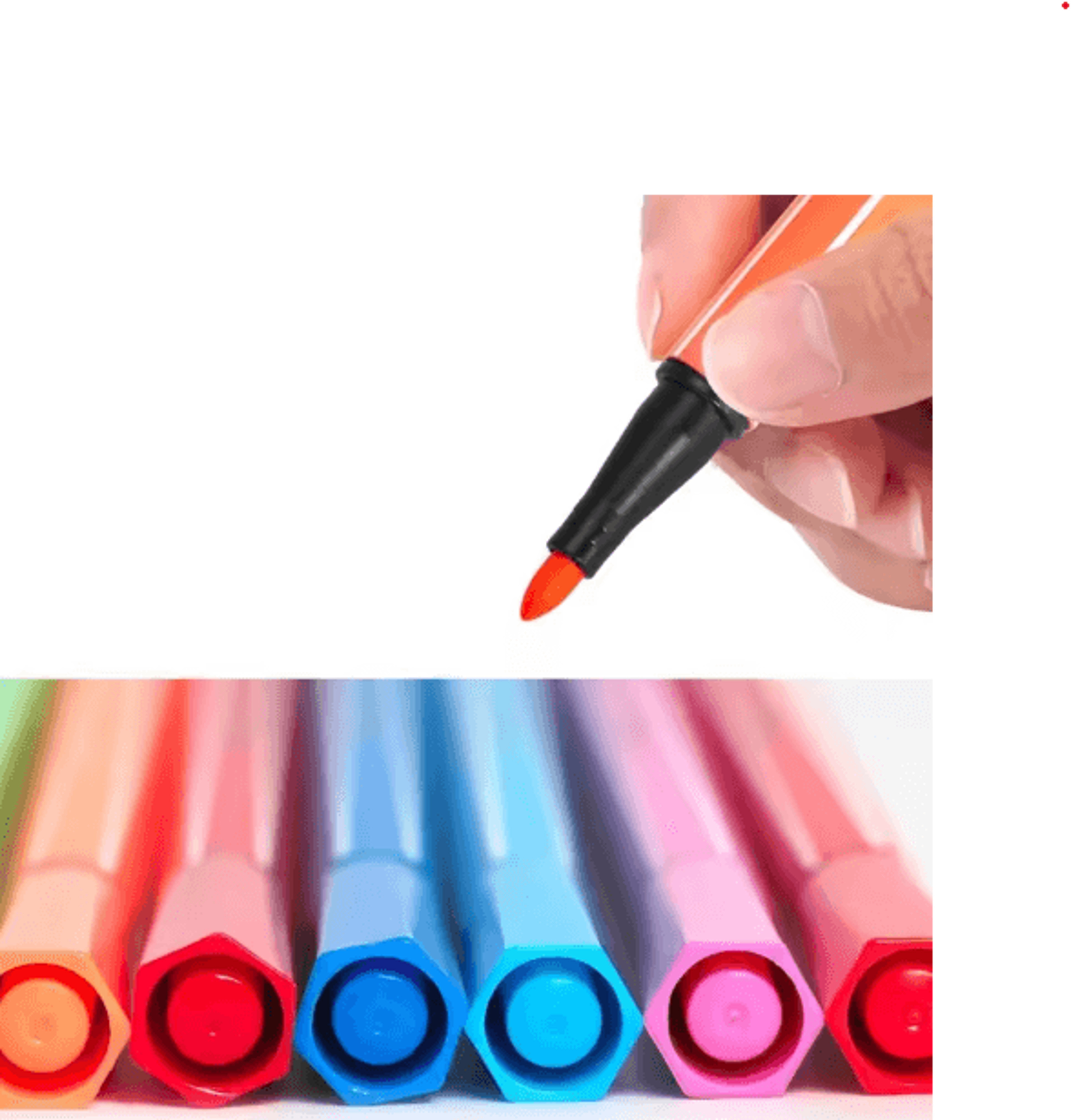 Washable Watercolor Markers For Kids  612 Color NonToxic Drawing  Painting Pens 6