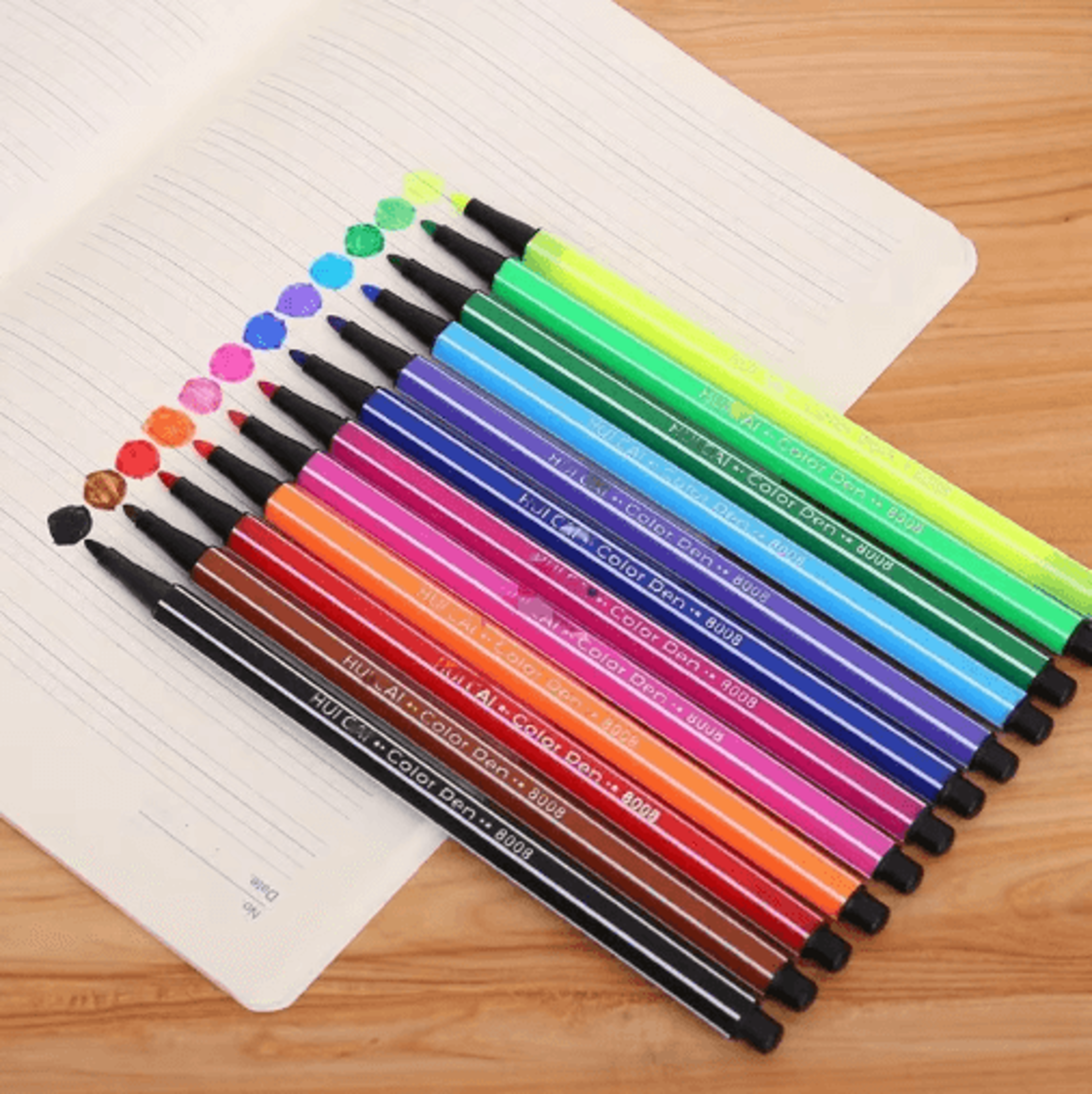 Washable Watercolor Markers For Kids  612 Color NonToxic Drawing  Painting Pens 7