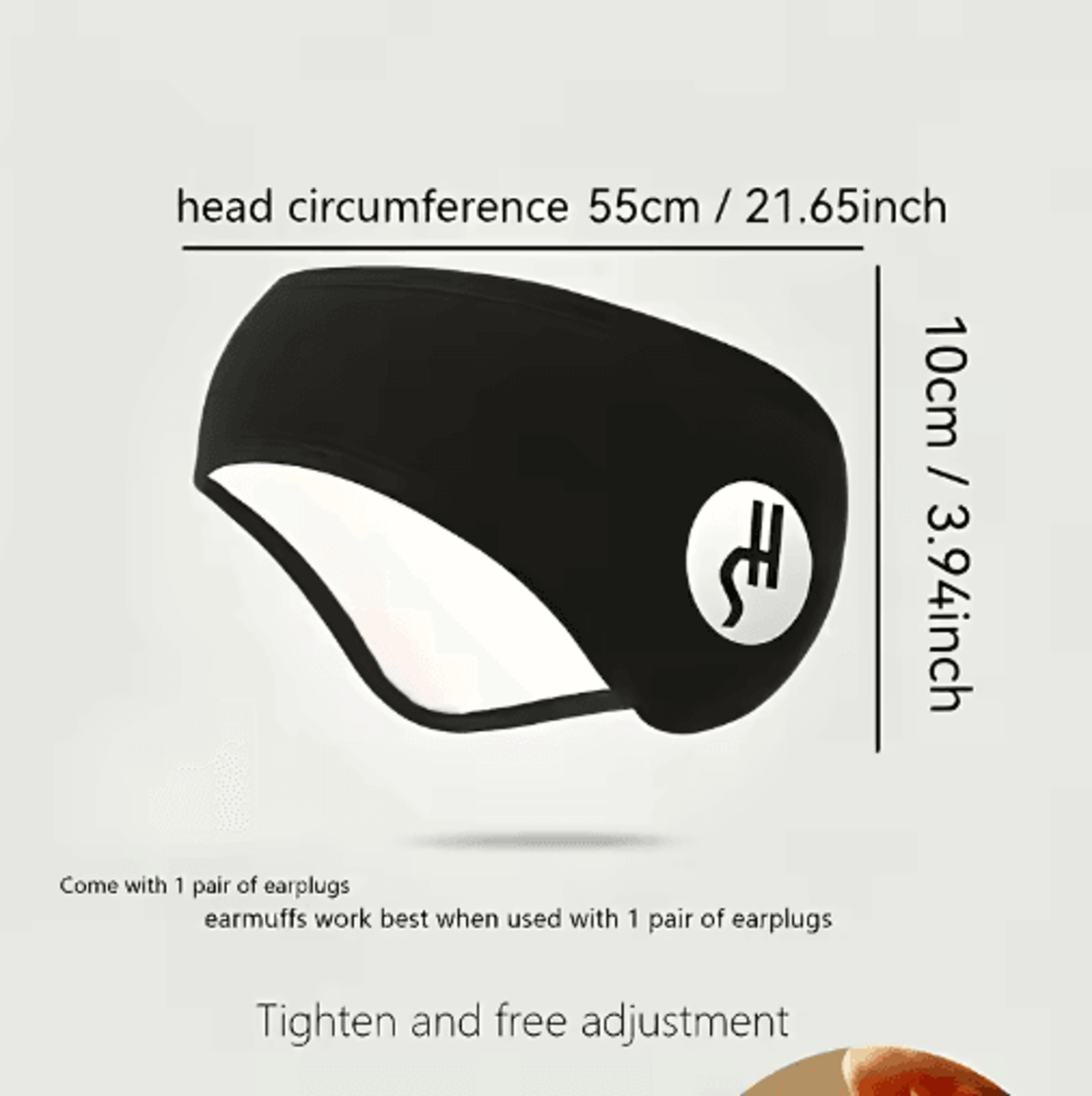 NoiseReducing Sleep Mask With Ear Covers  Adjustable Soft Travel Eye Mask 3