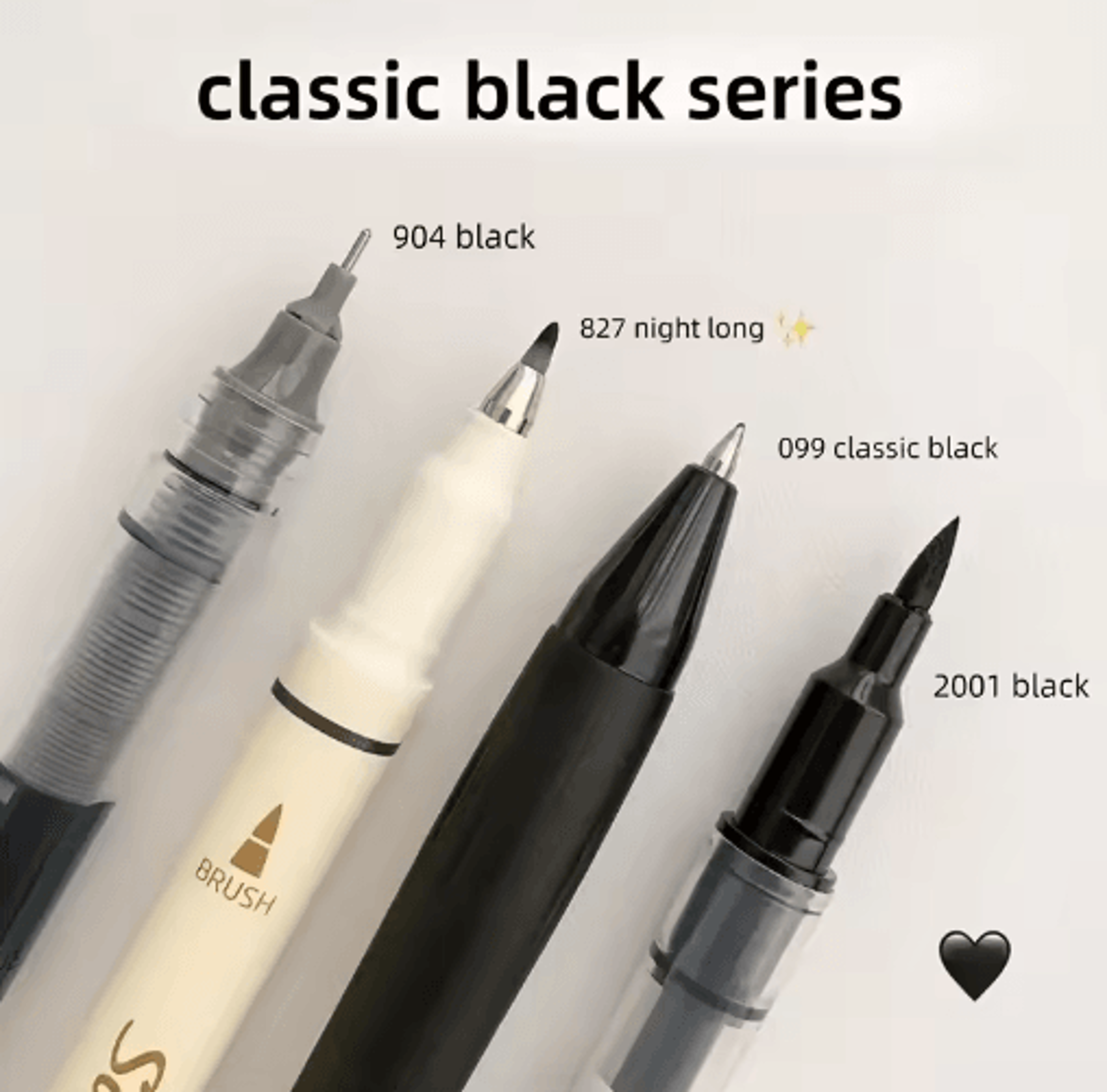 4Pcs Vintage Pens Set  QuickDry Smooth Writing Pens For Office  Notebooks 2