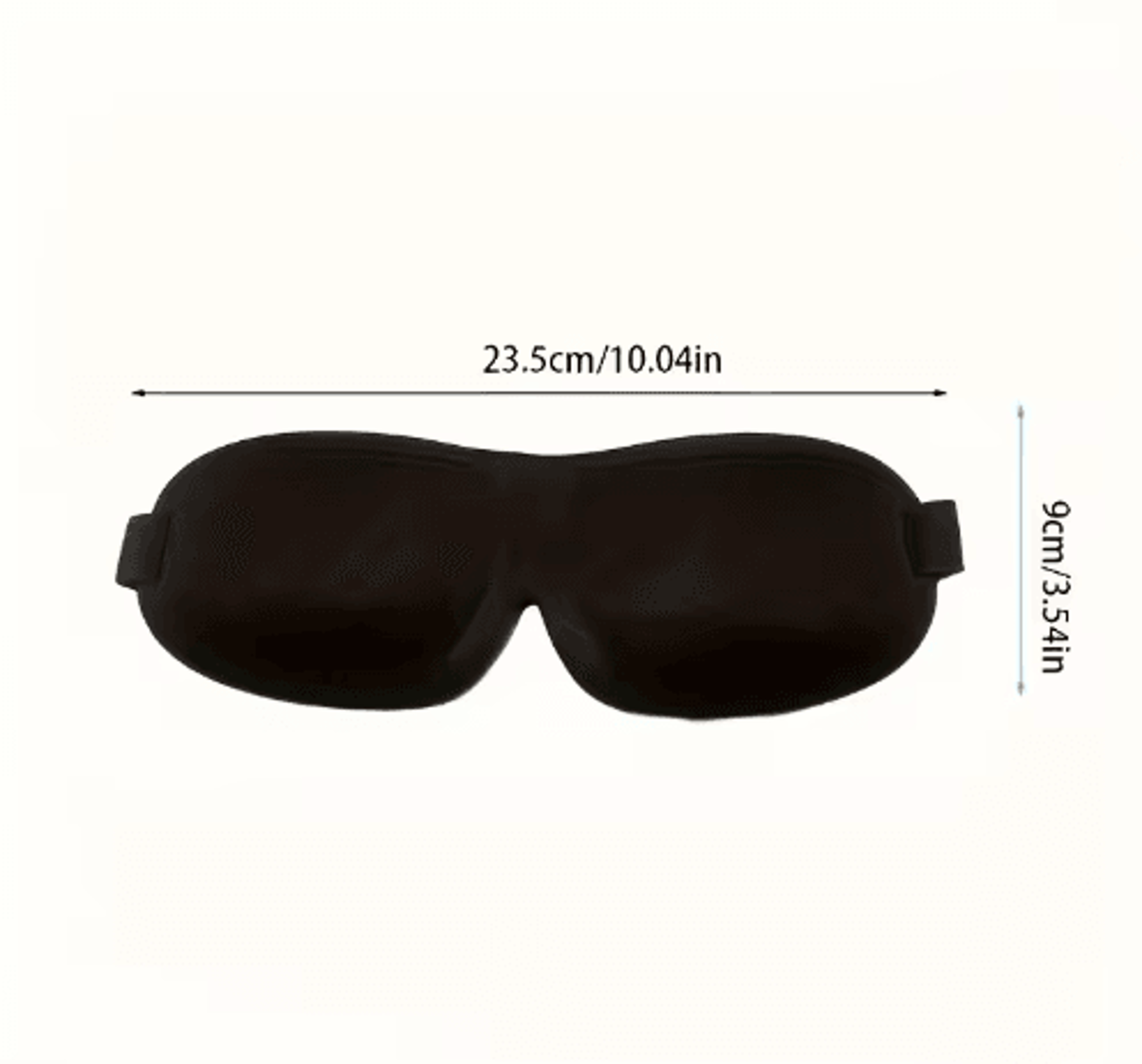 3D Light Blocking Sleep Mask  Adjustable Soft Eye Shade For Side  Back Sleepers 5
