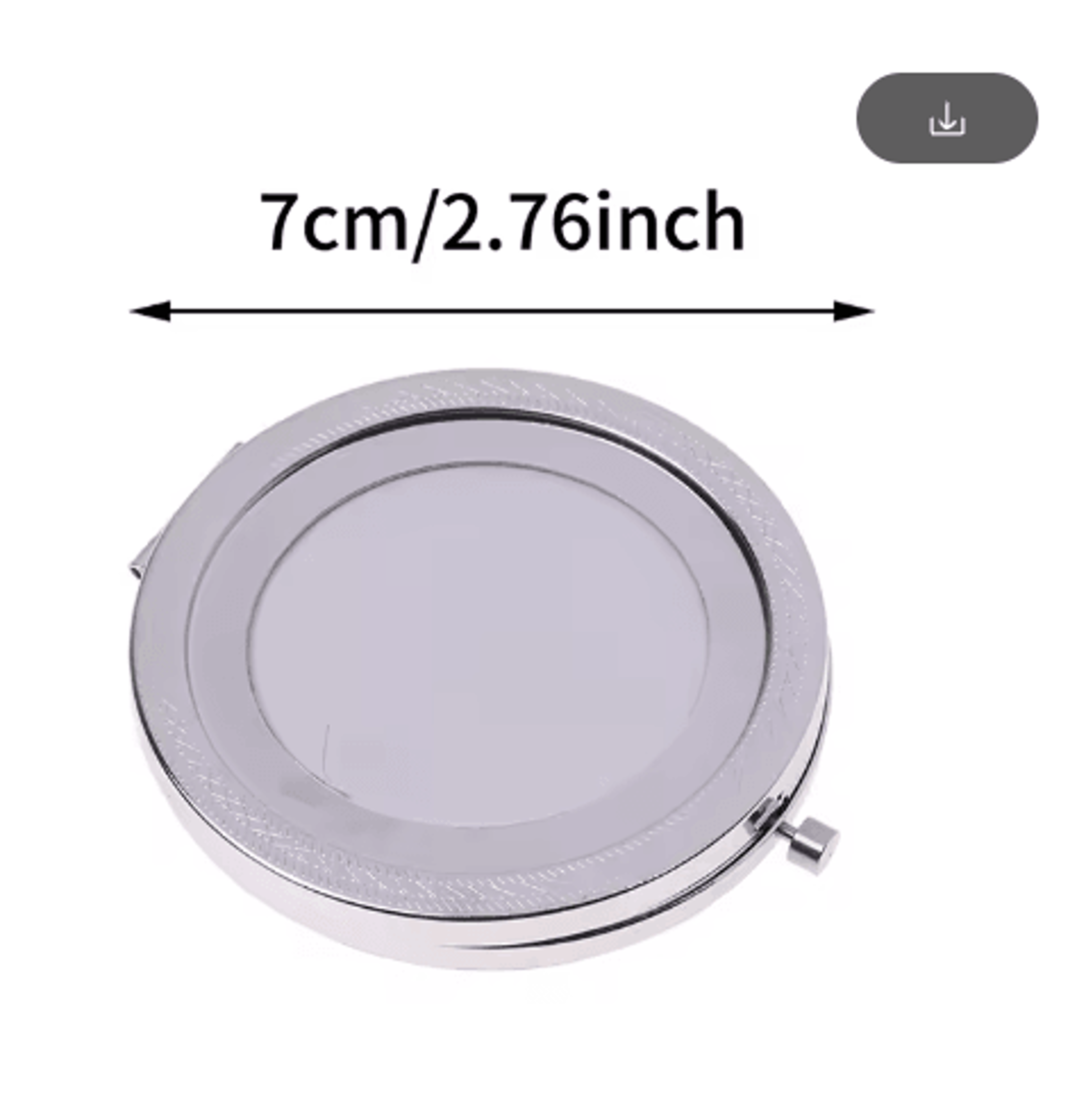Vintage DoubleSided Compact Mirror  Foldable Mini Pocket Makeup Mirror 5