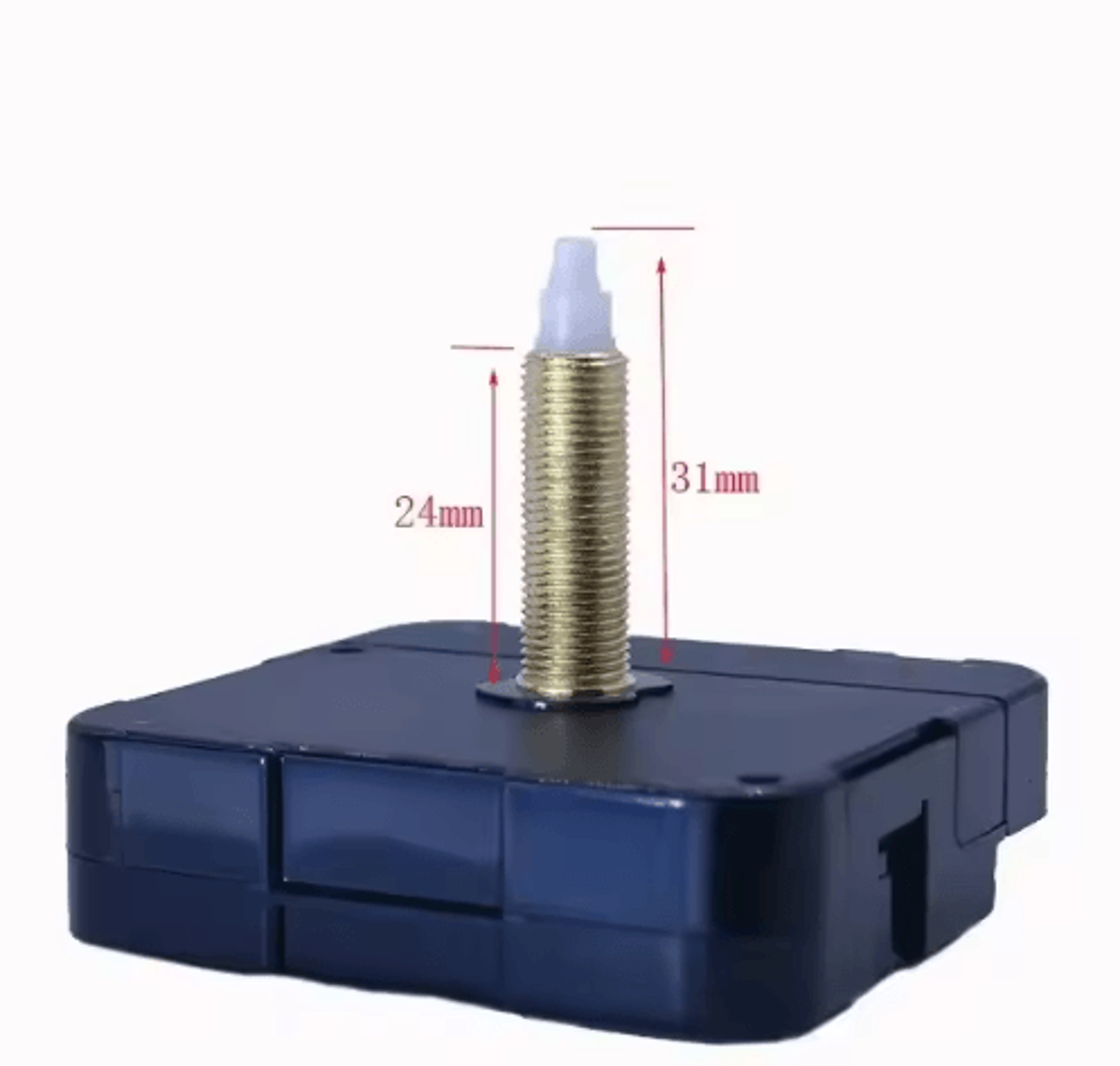 31mm Long Shaft Silent Quartz Clock Movement  DIY Wall Clock Repair Mechanism 5