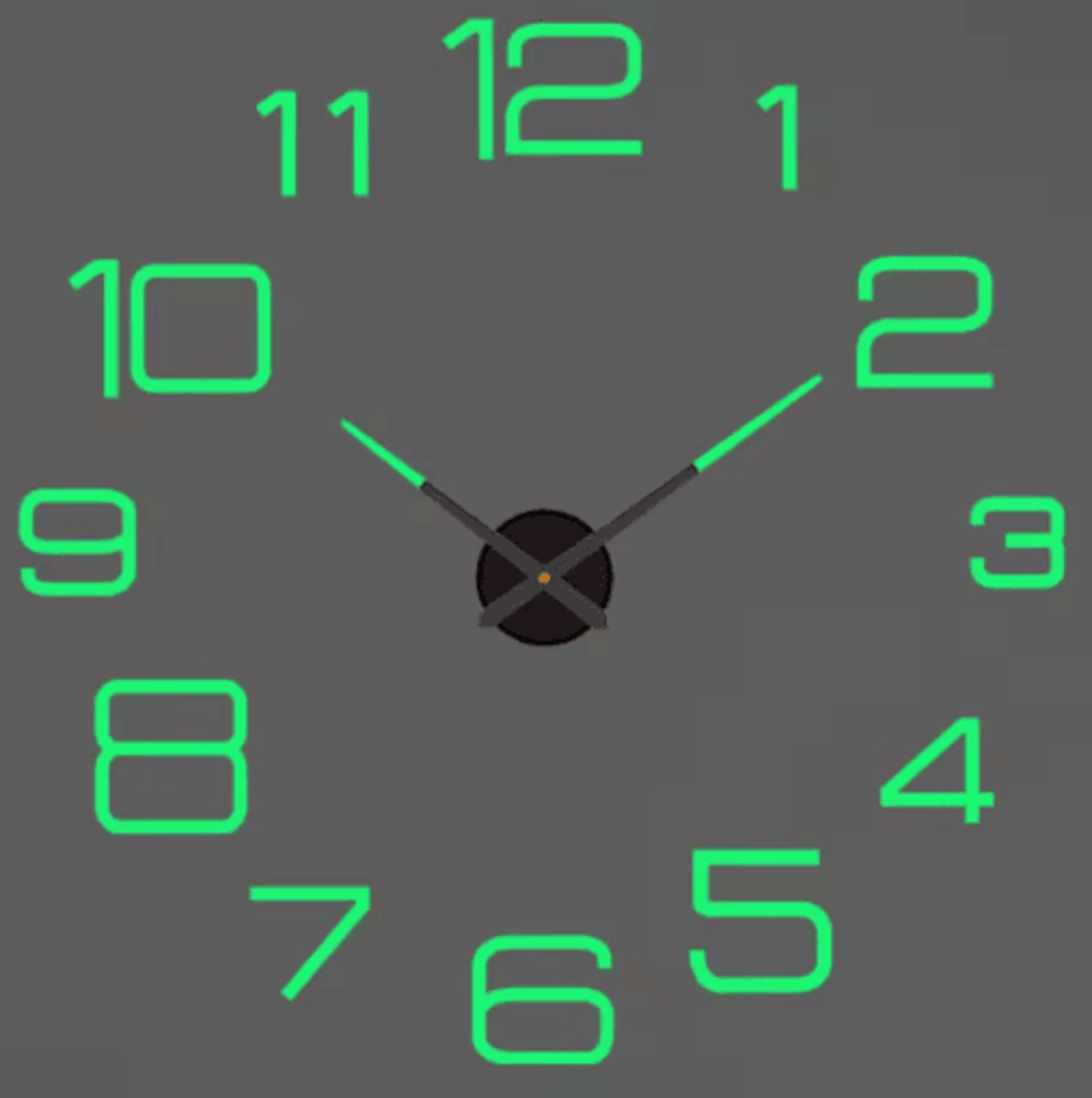 Large Roman Numeral Mirror Wall Clock  2D3D DIY Acrylic Quartz Clock Sticker 14