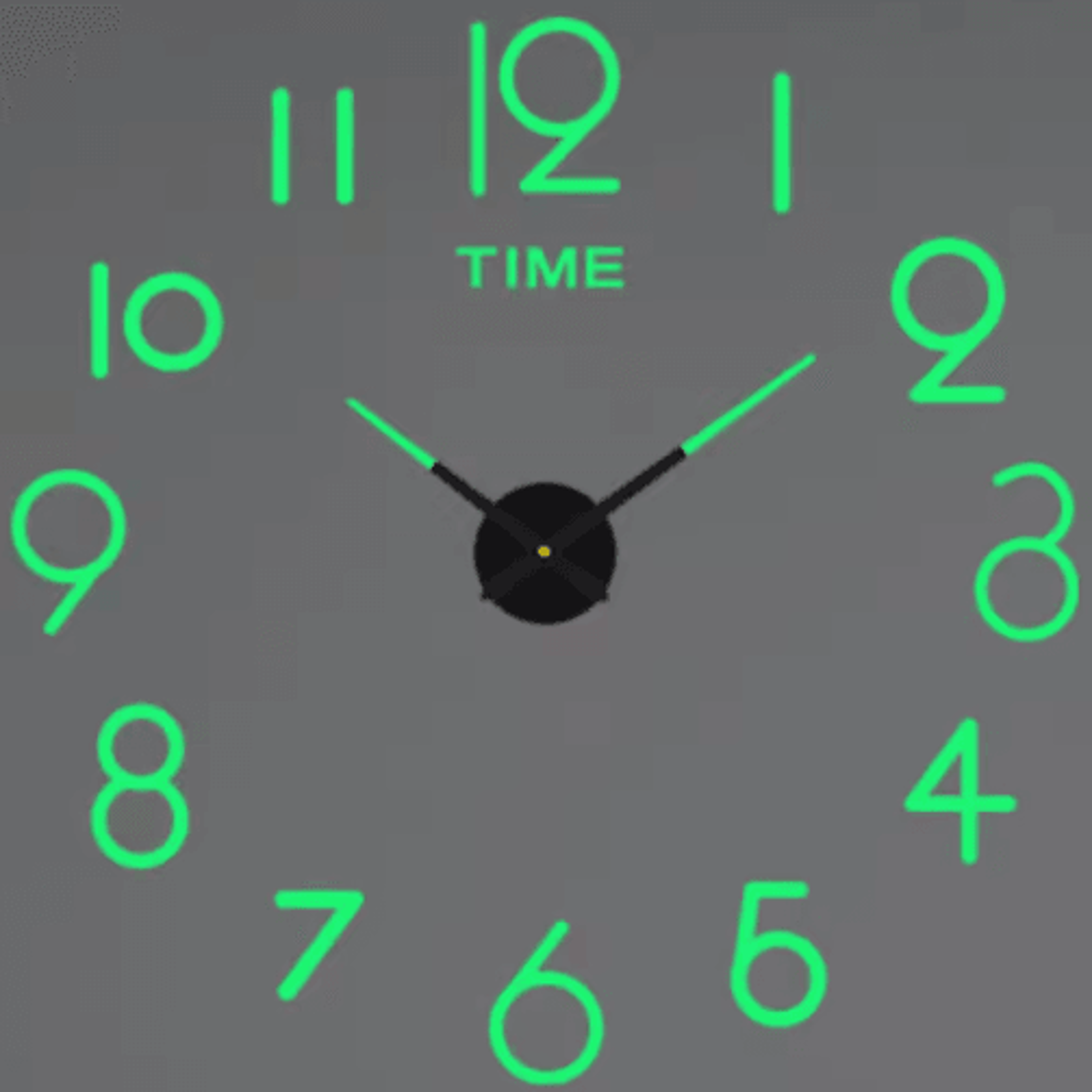 Large Roman Numeral Mirror Wall Clock  2D3D DIY Acrylic Quartz Clock 25