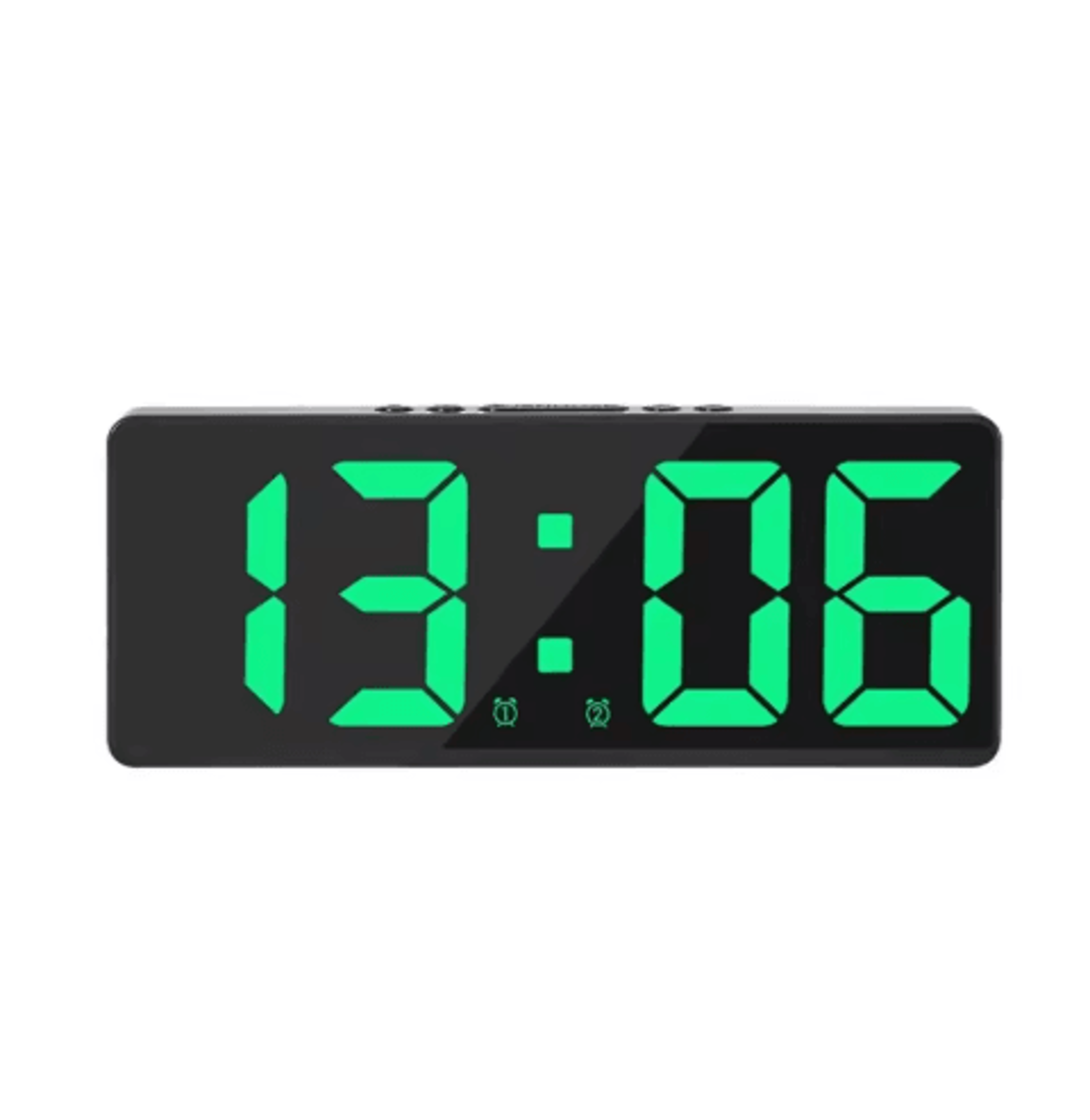 HouseShaped LED Alarm Clock  Dimmable Night Light With Date  Week Display 27