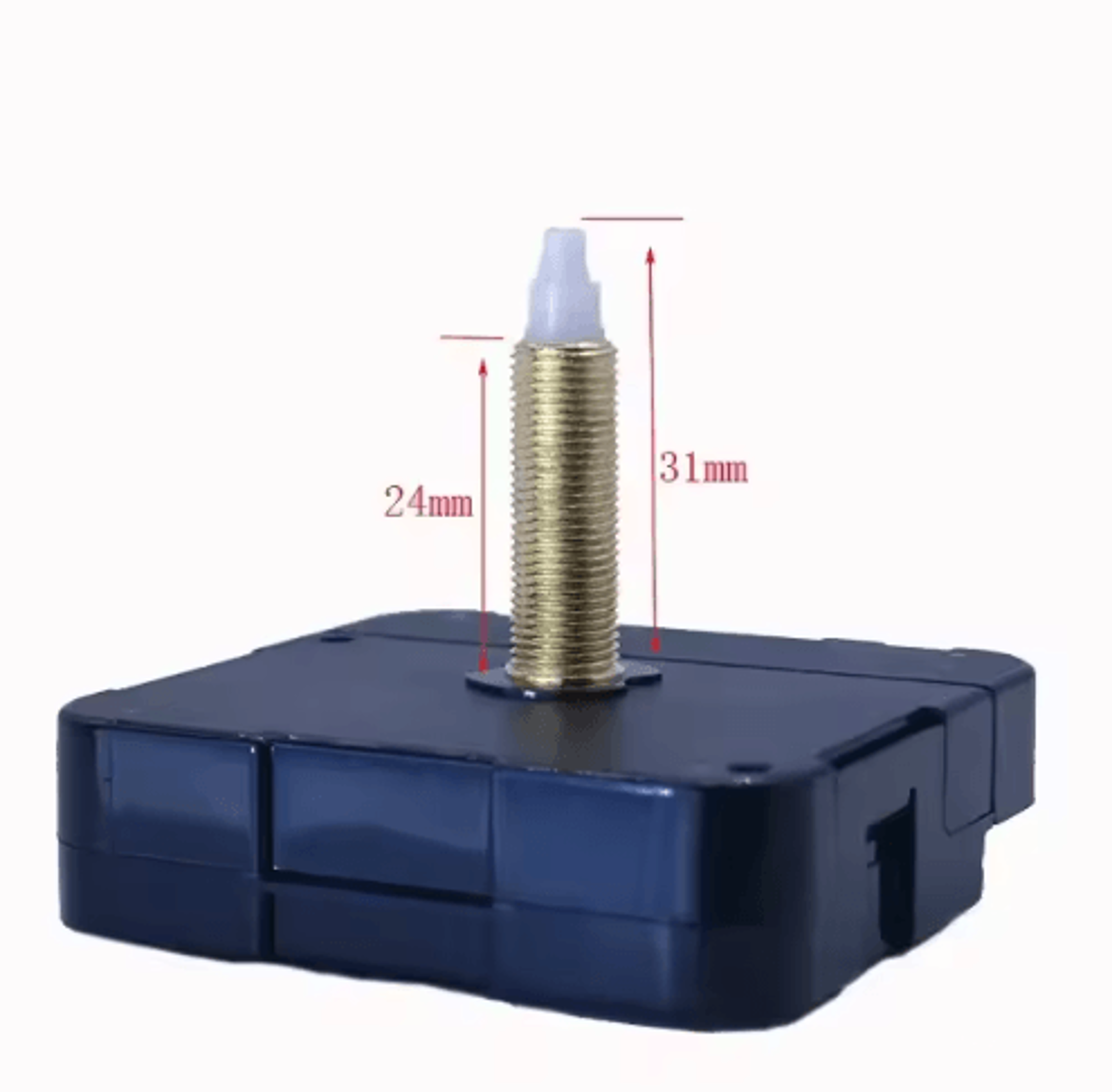 31mm Long Shaft Silent Quartz Clock Movement DIY Wall Clock Repair Mechanism 6
