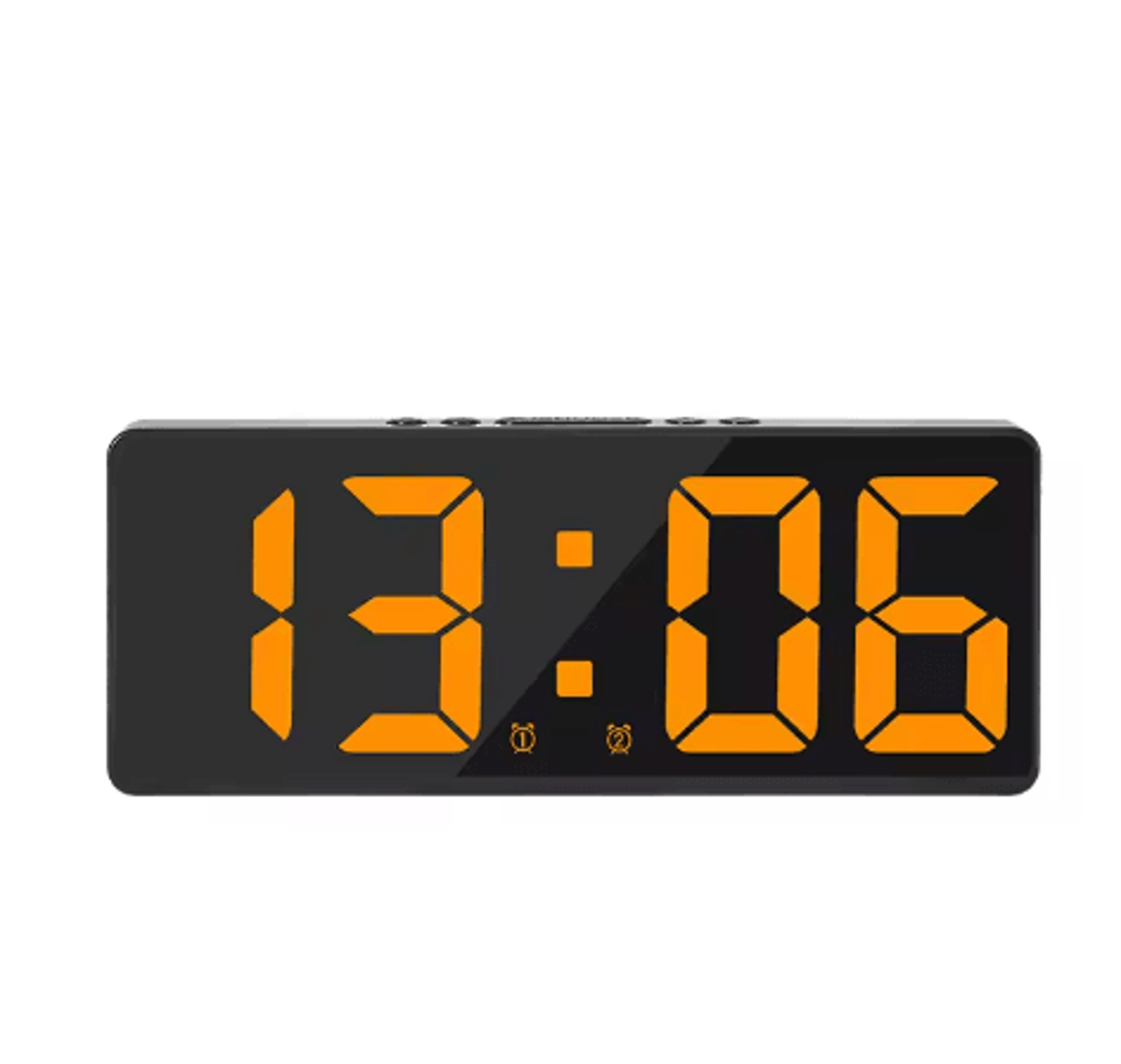Colorful LED Alarm Clock  Luminous Temperature  Calendar Bedside Clock 2