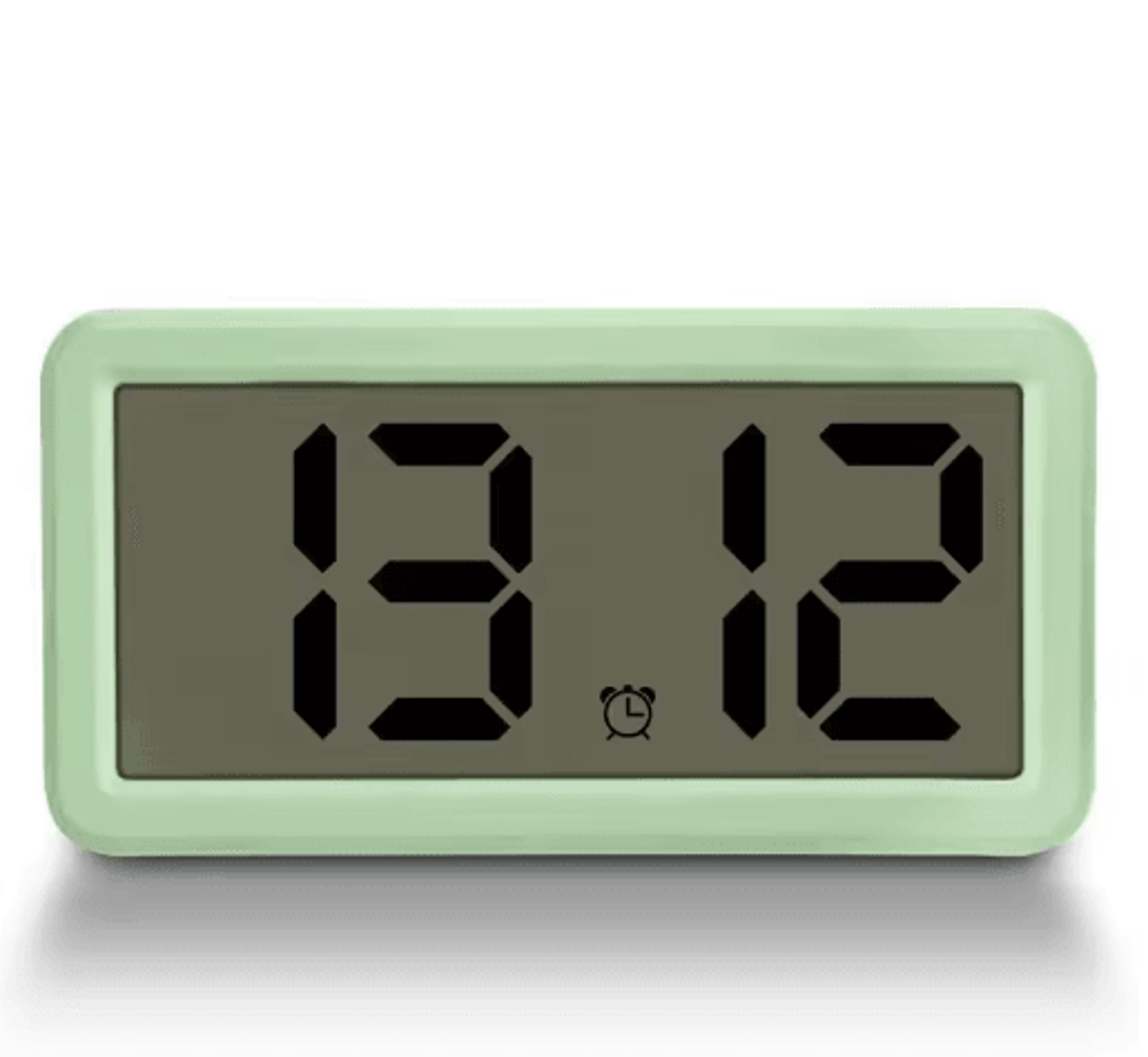 Battery Powered LCD Alarm Clock  Time Date  Snooze Wall Or Table Clock 1