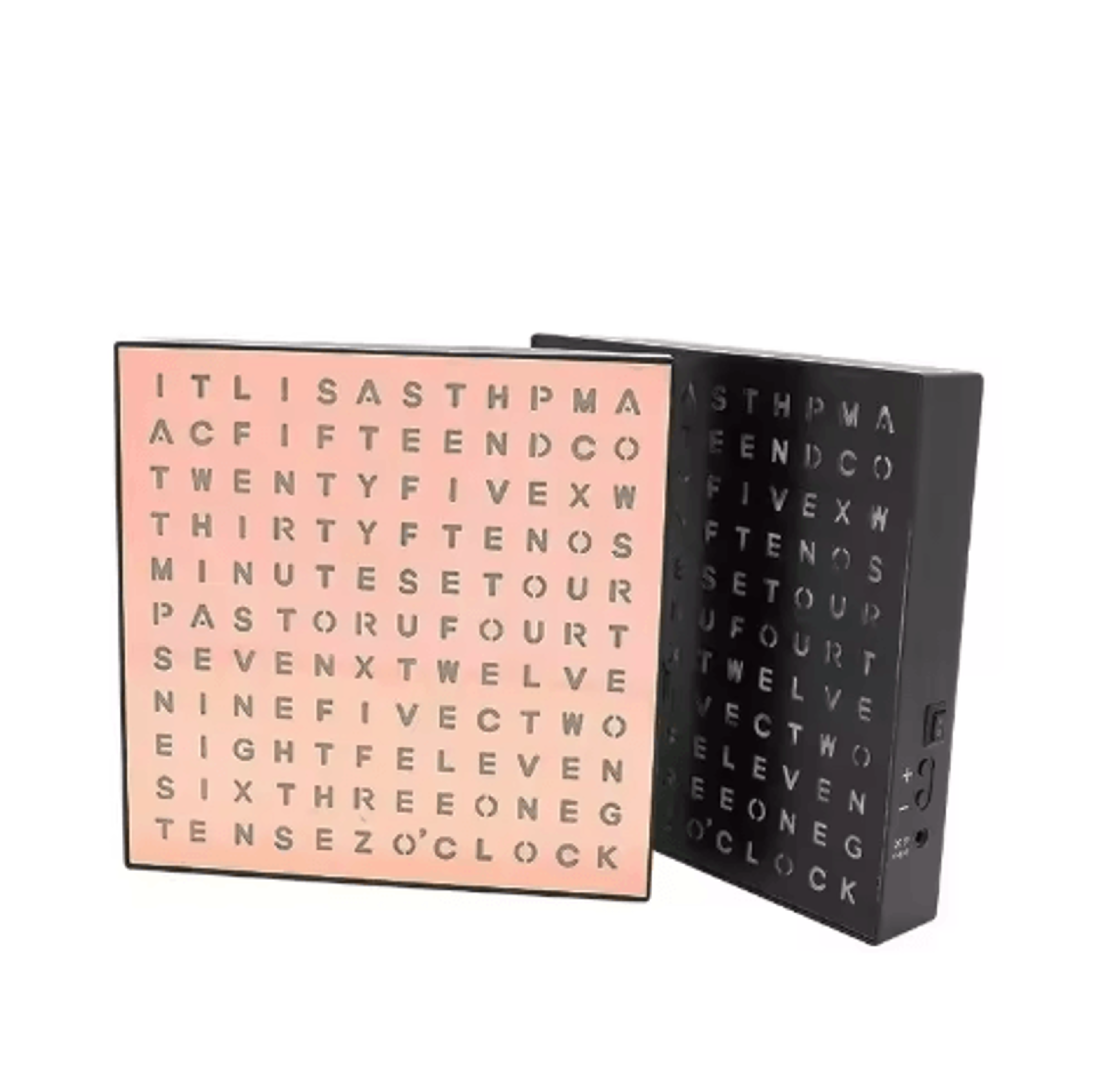 LED Letter Clock  Reading Timer  Modern Desktop Clock For Study  Decor 3