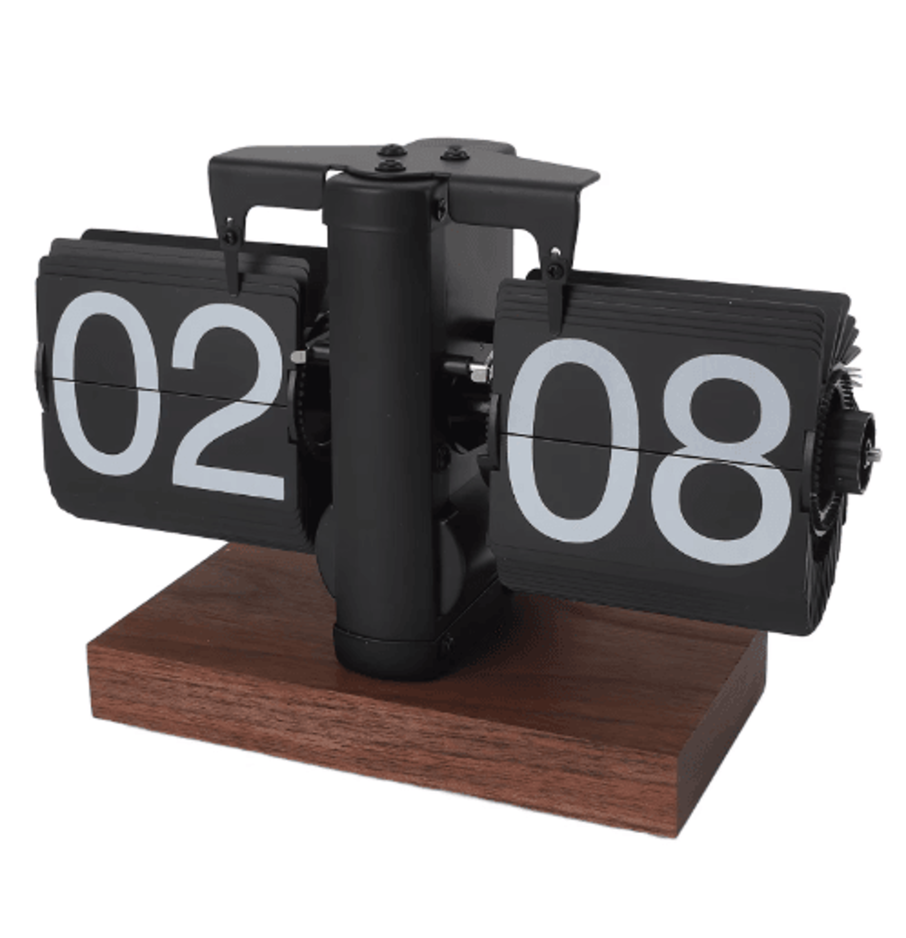 Vintage Auto Desk Clock  Large Number 24Hour Display With Adjustable Base 2