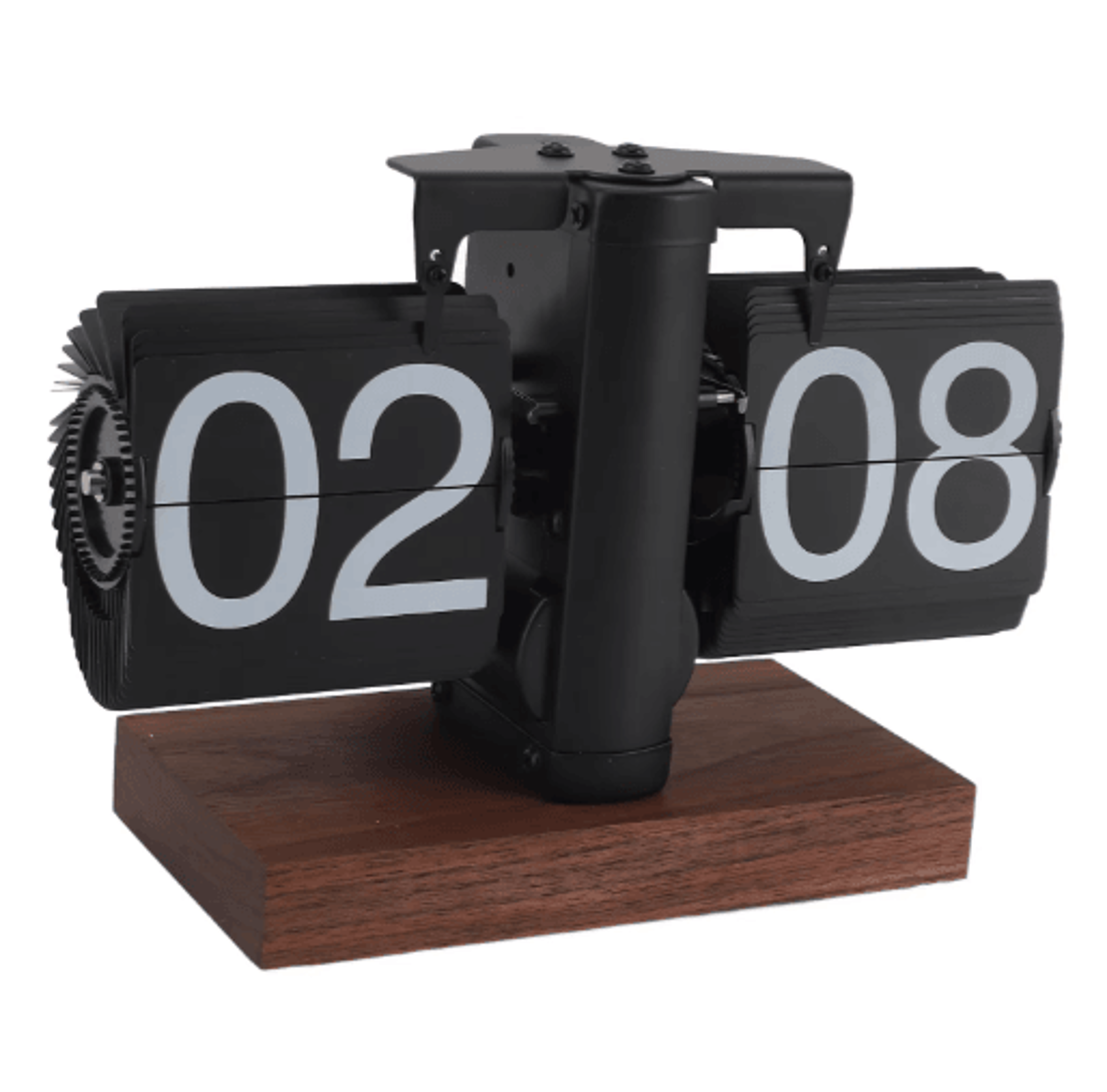 Vintage Auto Desk Clock  Large Number 24Hour Display With Adjustable Base 3