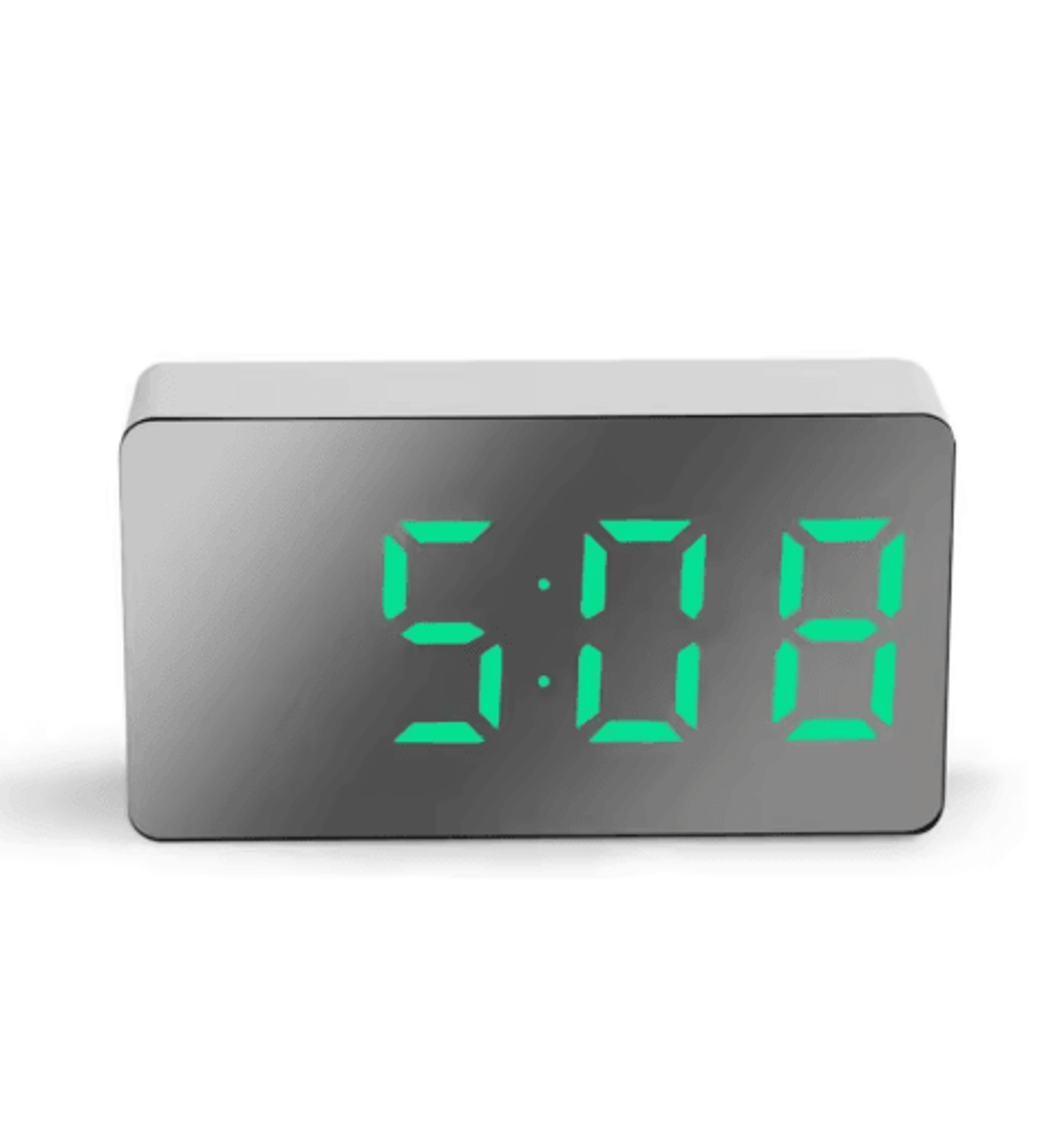 Small Digital Alarm Clock  Simple 1224H Electronic Bedside  Travel Clock 1