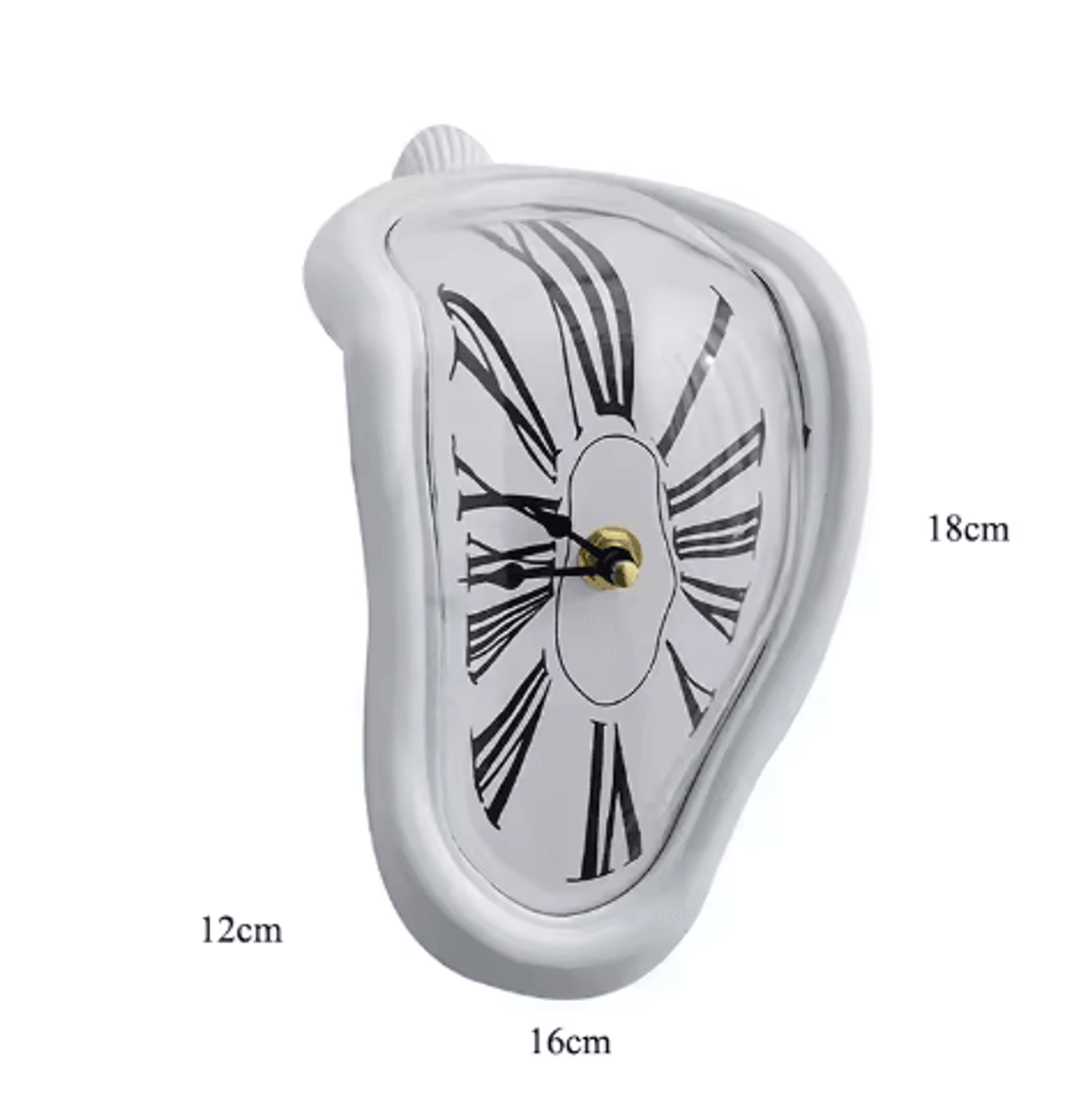 Surreal Melting Wall Clock  DaliInspired Distorted Art Decor 6