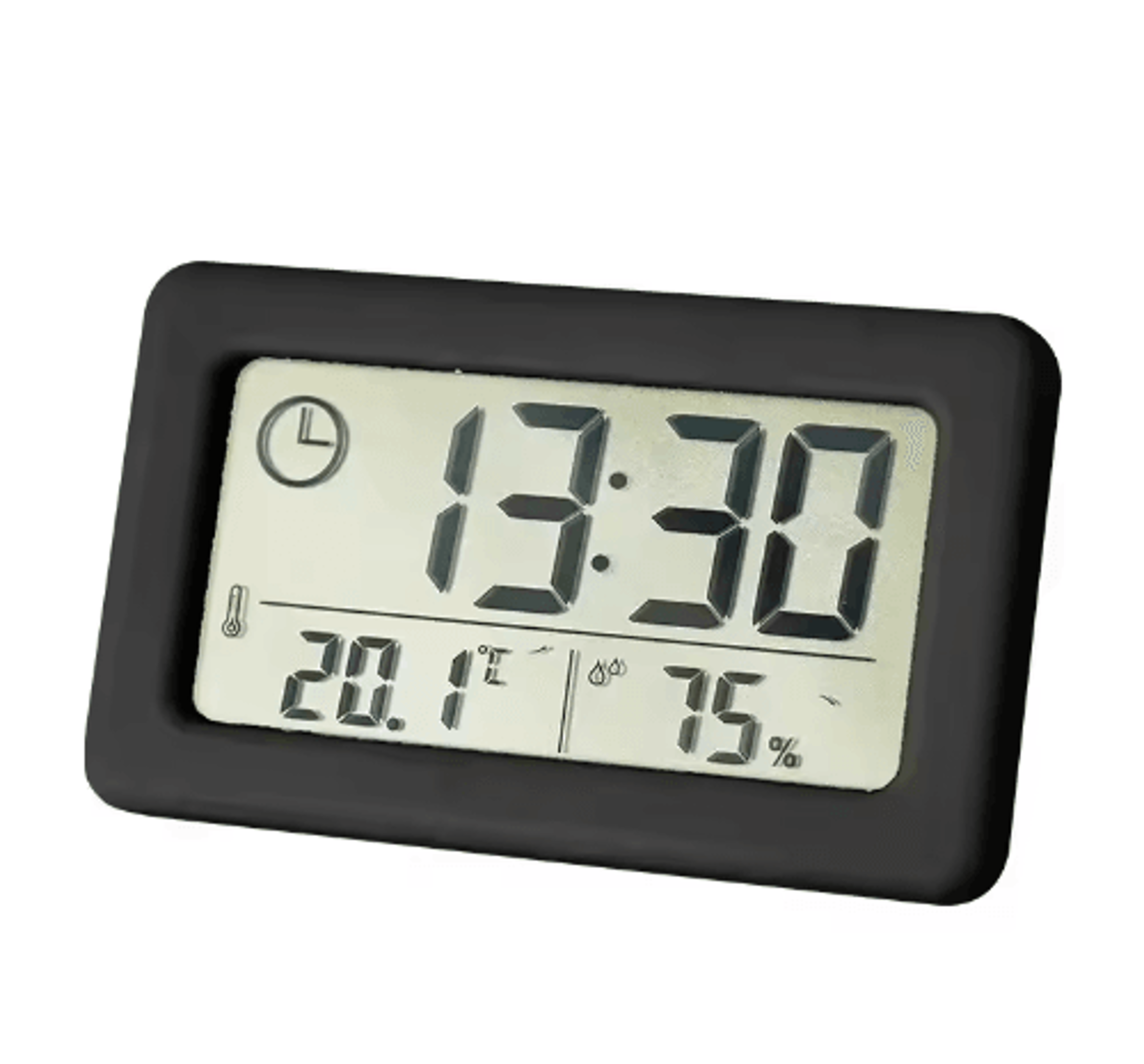 Digital Temperature  Humidity Clock  LCD Hygrometer Wall  Table Monitor 5