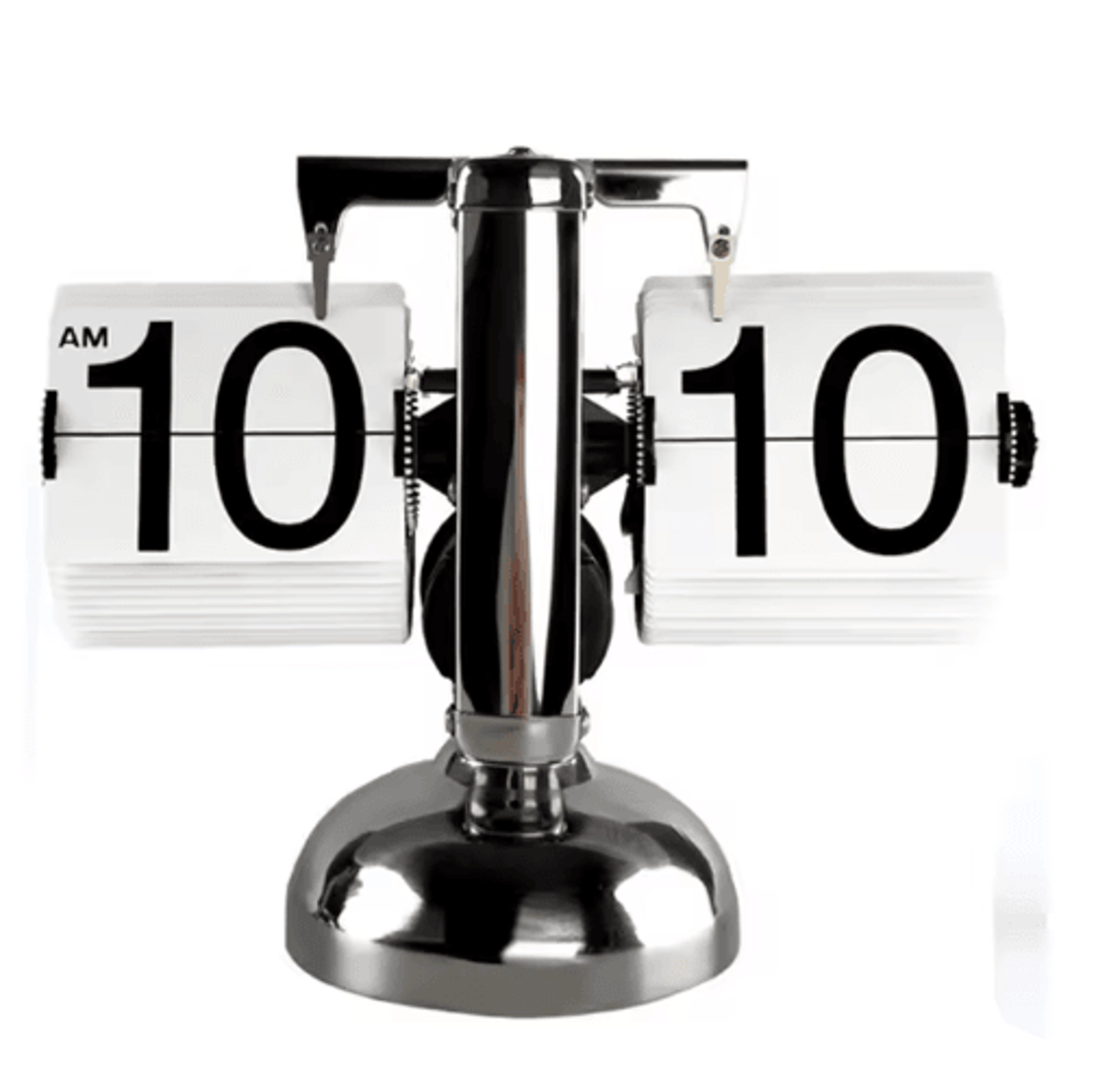 European Vintage Flip Clock  Automatic PageTurning Quartz Desk Decor 6